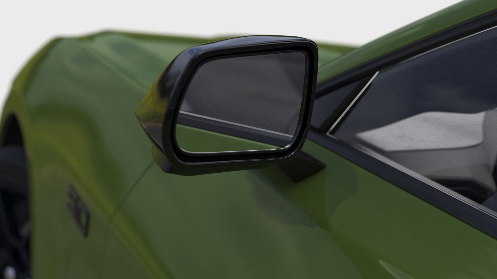 3D model Ford Mustang 2024 Green Rigged