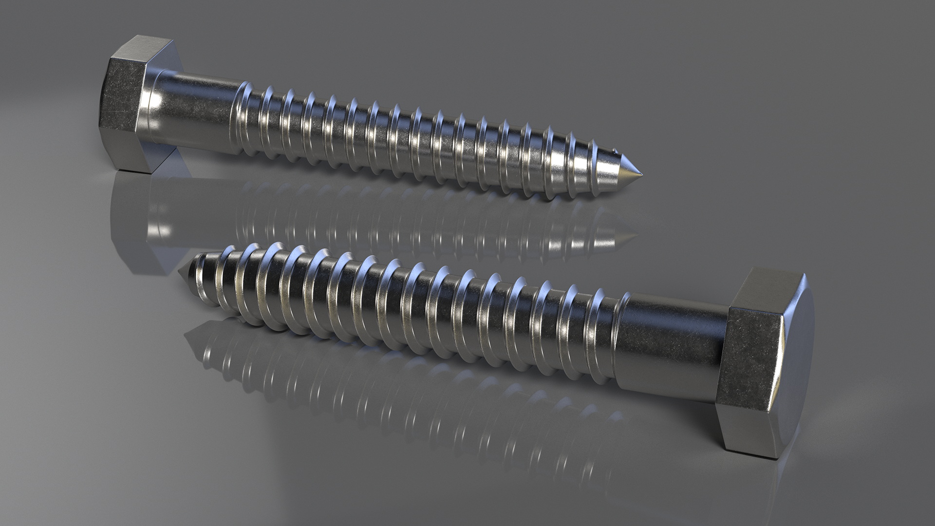 3D Lag Bolt for 3D Print