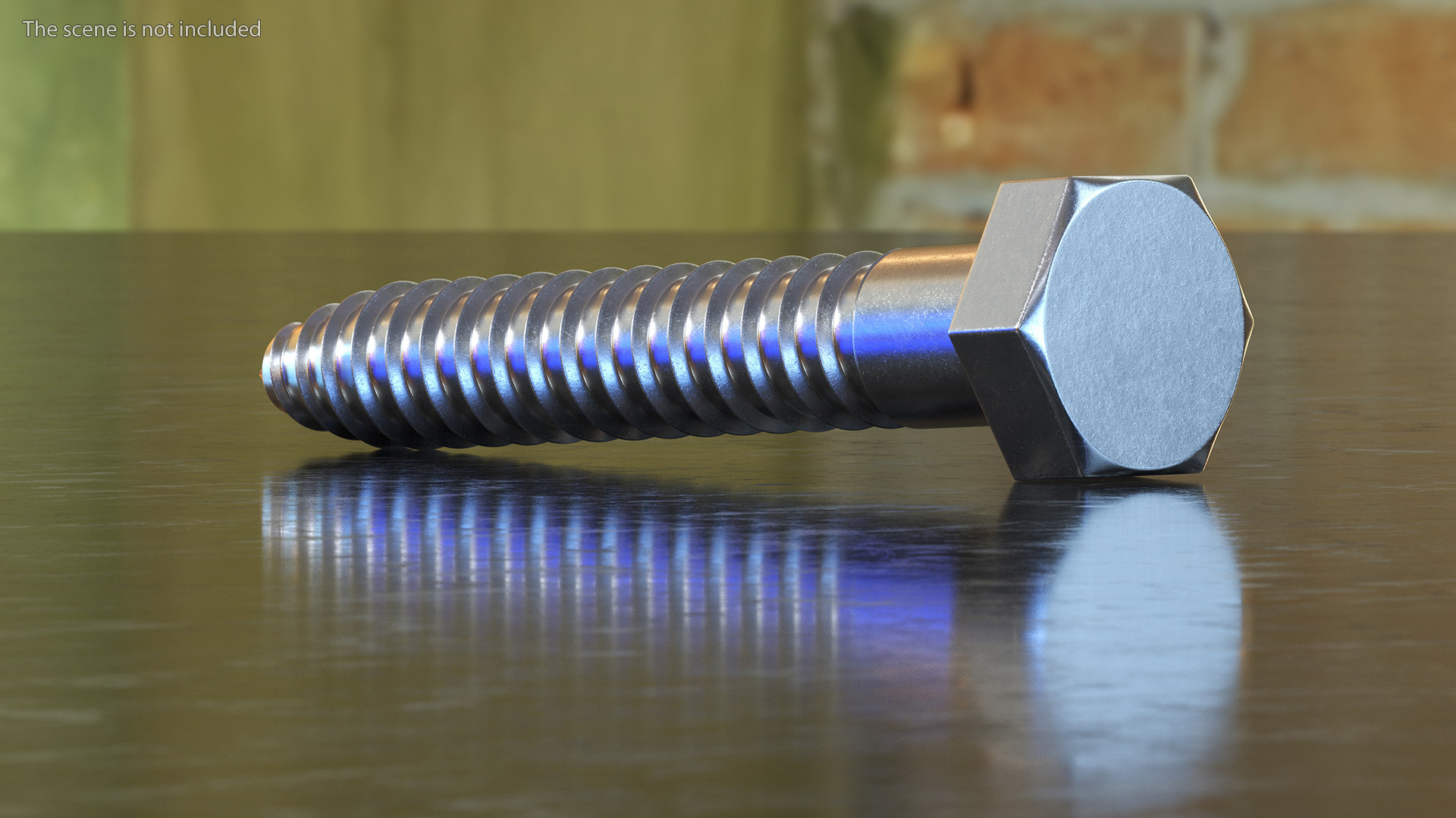 3D Lag Bolt for 3D Print