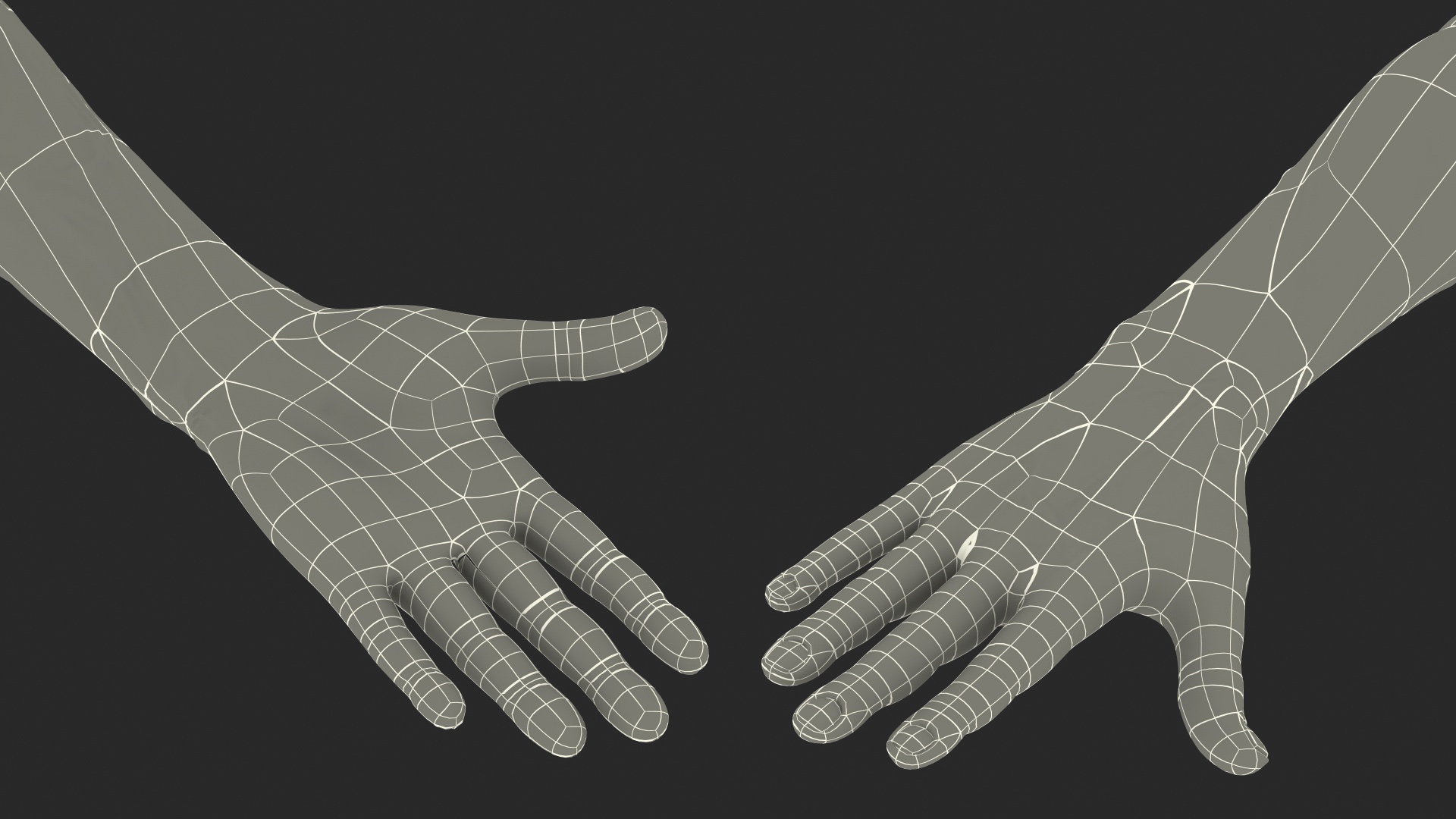 Old Man Underwear Rigged 3D model