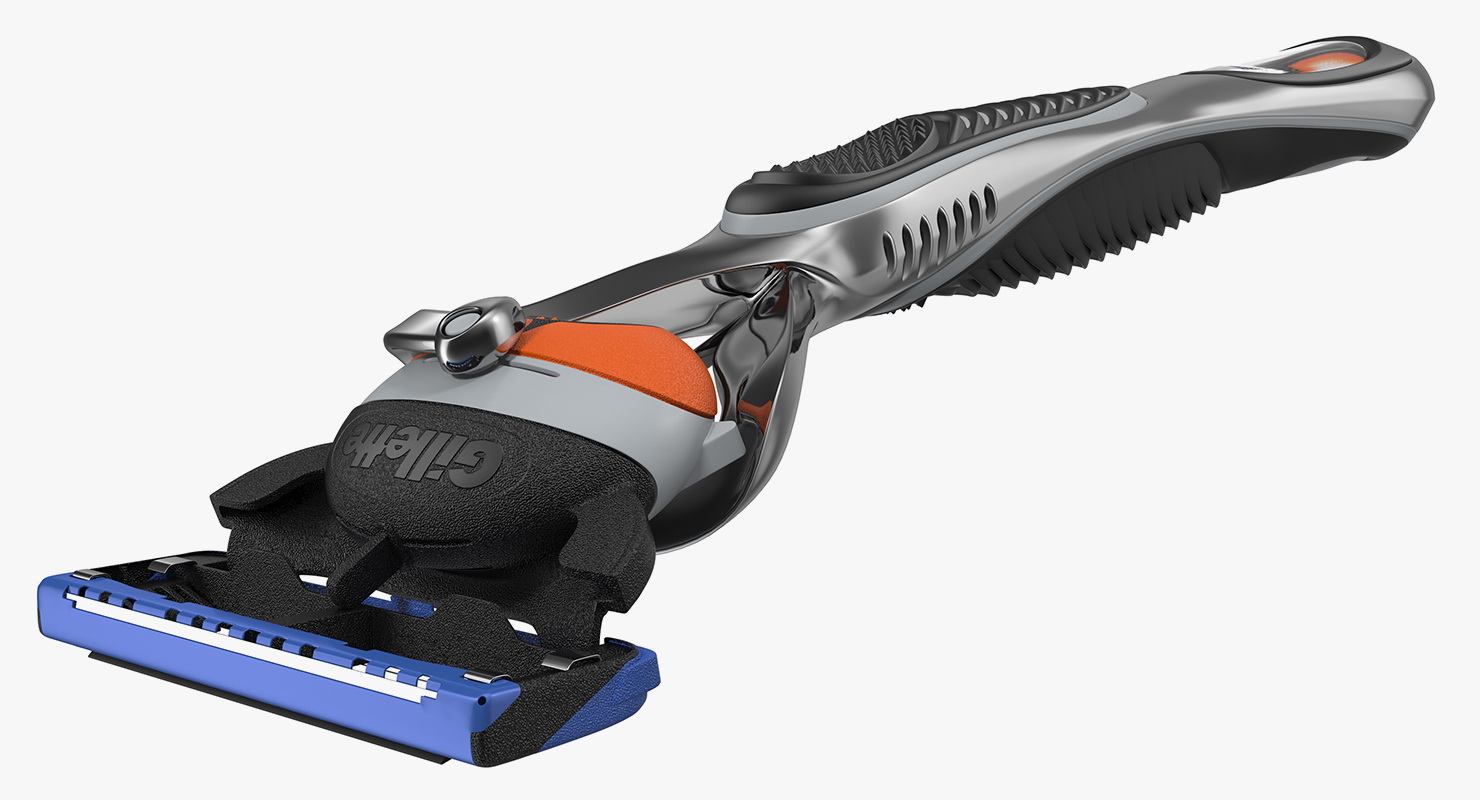 3D Gillette Fusion Mens Razor
