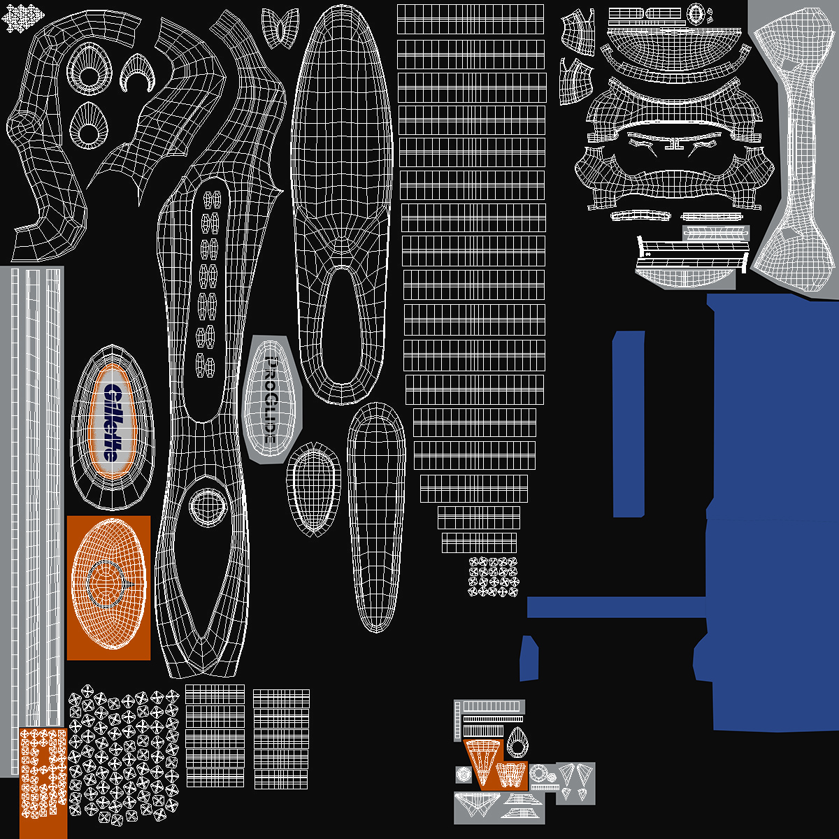 3D Gillette Fusion Mens Razor