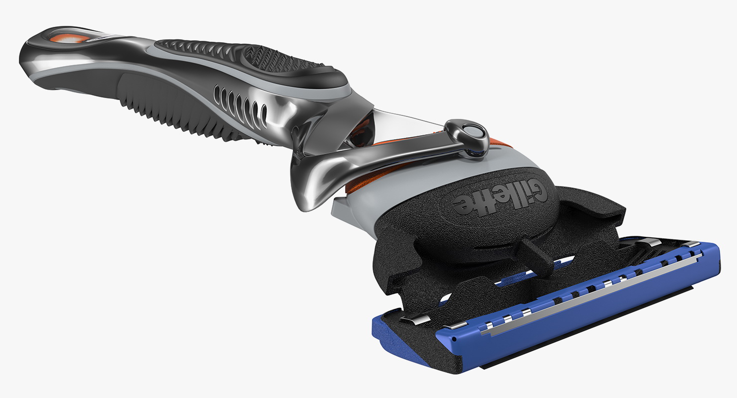 3D Gillette Fusion Mens Razor