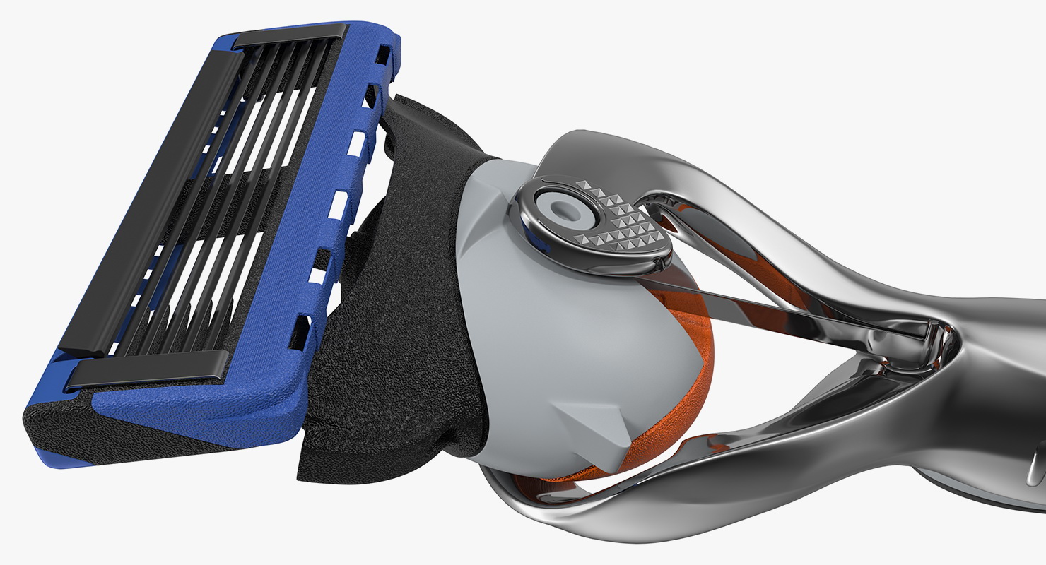 3D Gillette Fusion Mens Razor