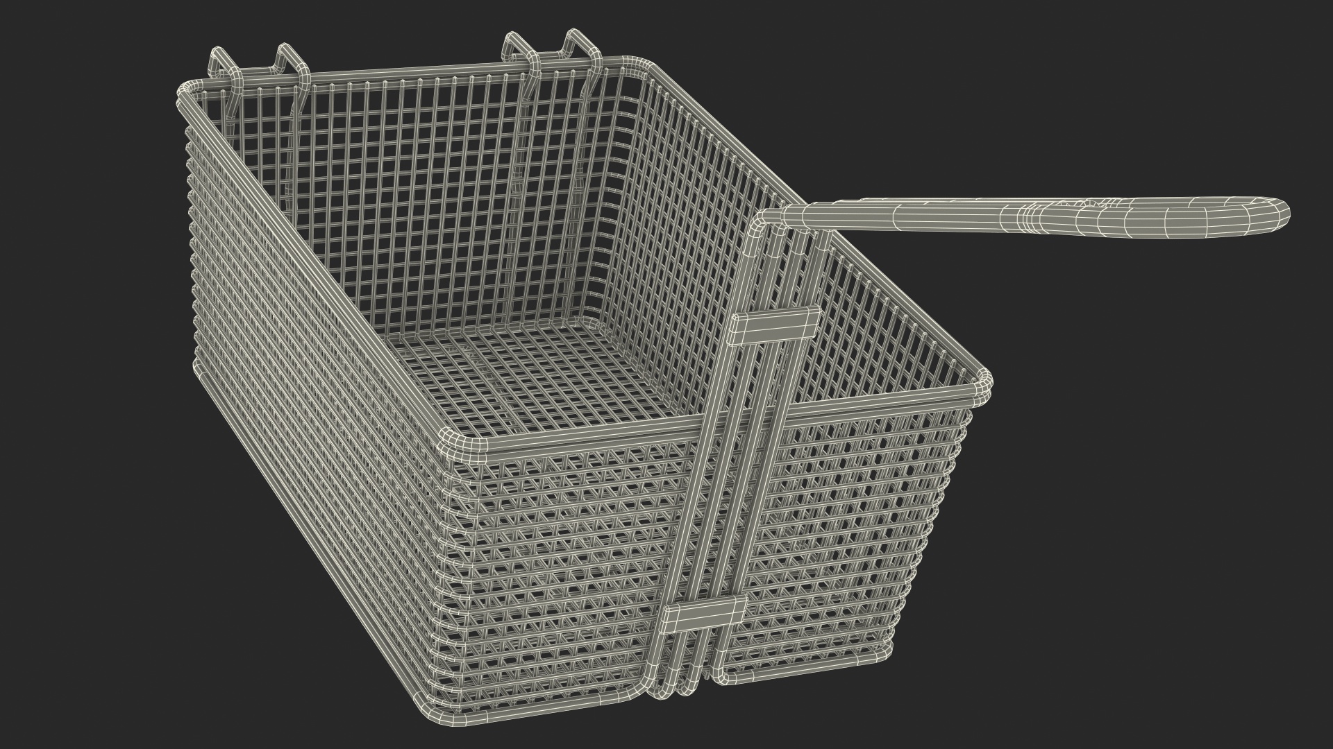 Inox Electric Fryer 3D model