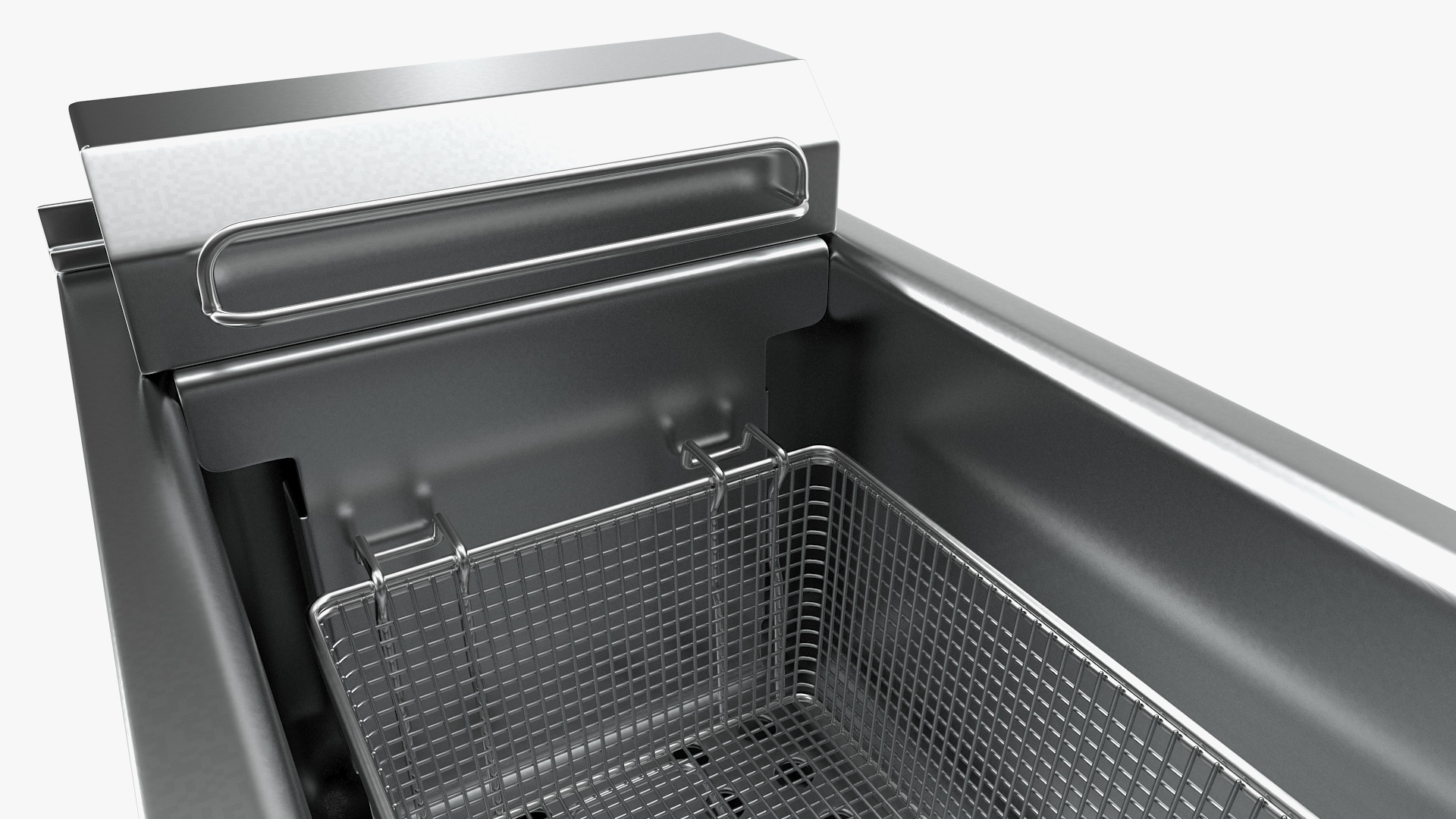 Inox Electric Fryer 3D model
