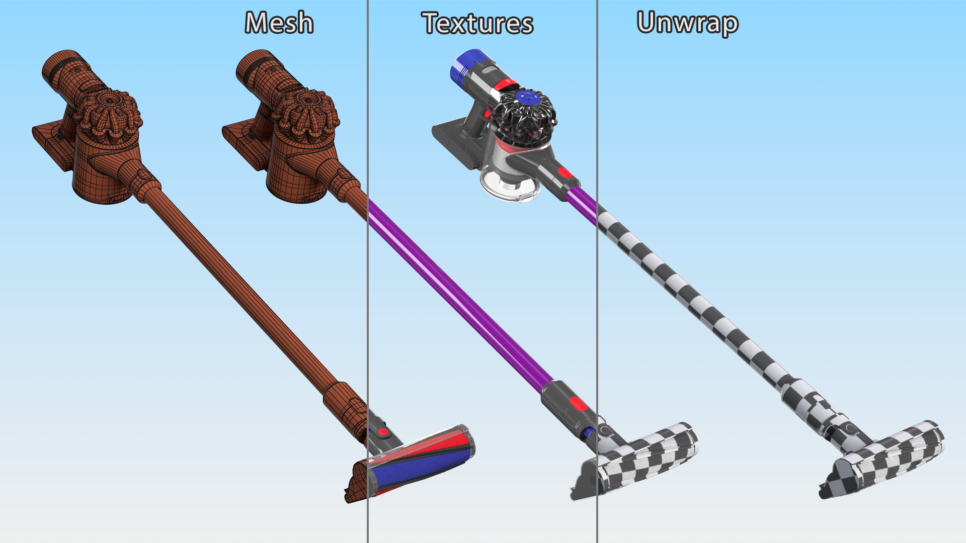 3D Handheld Vacuum Cleaner model