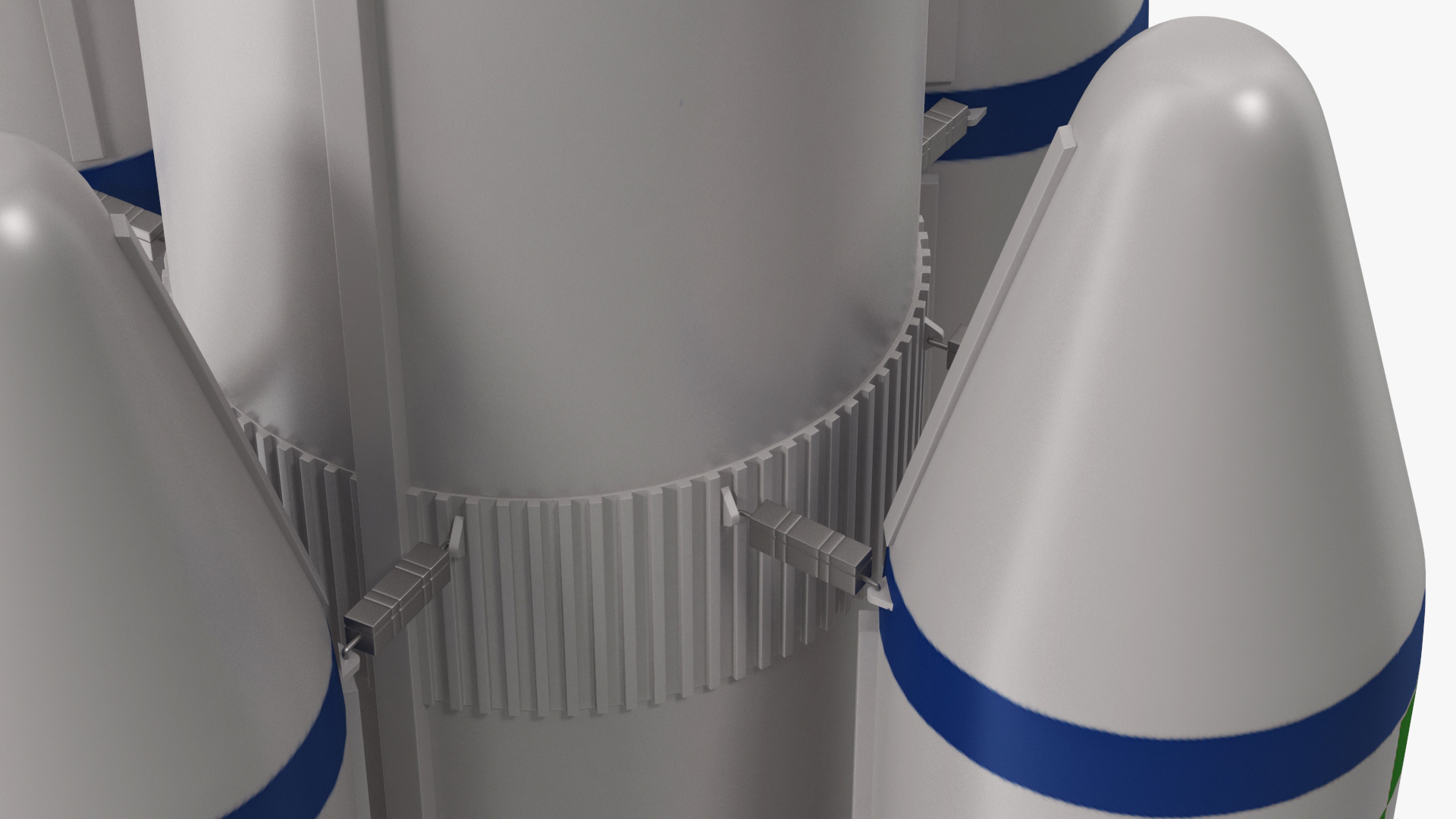 Modern Space Rocket 3D model