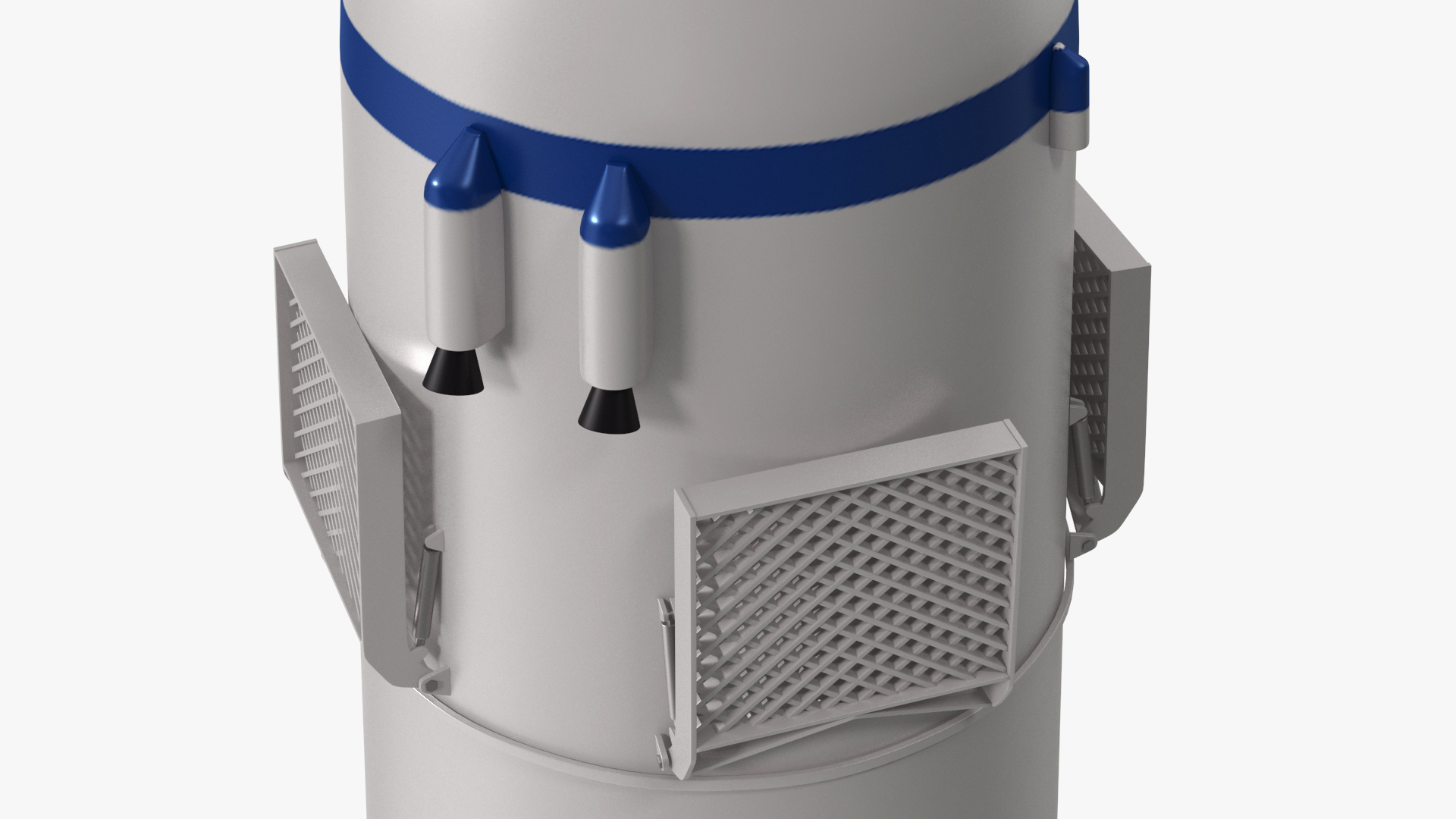 Modern Space Rocket 3D model