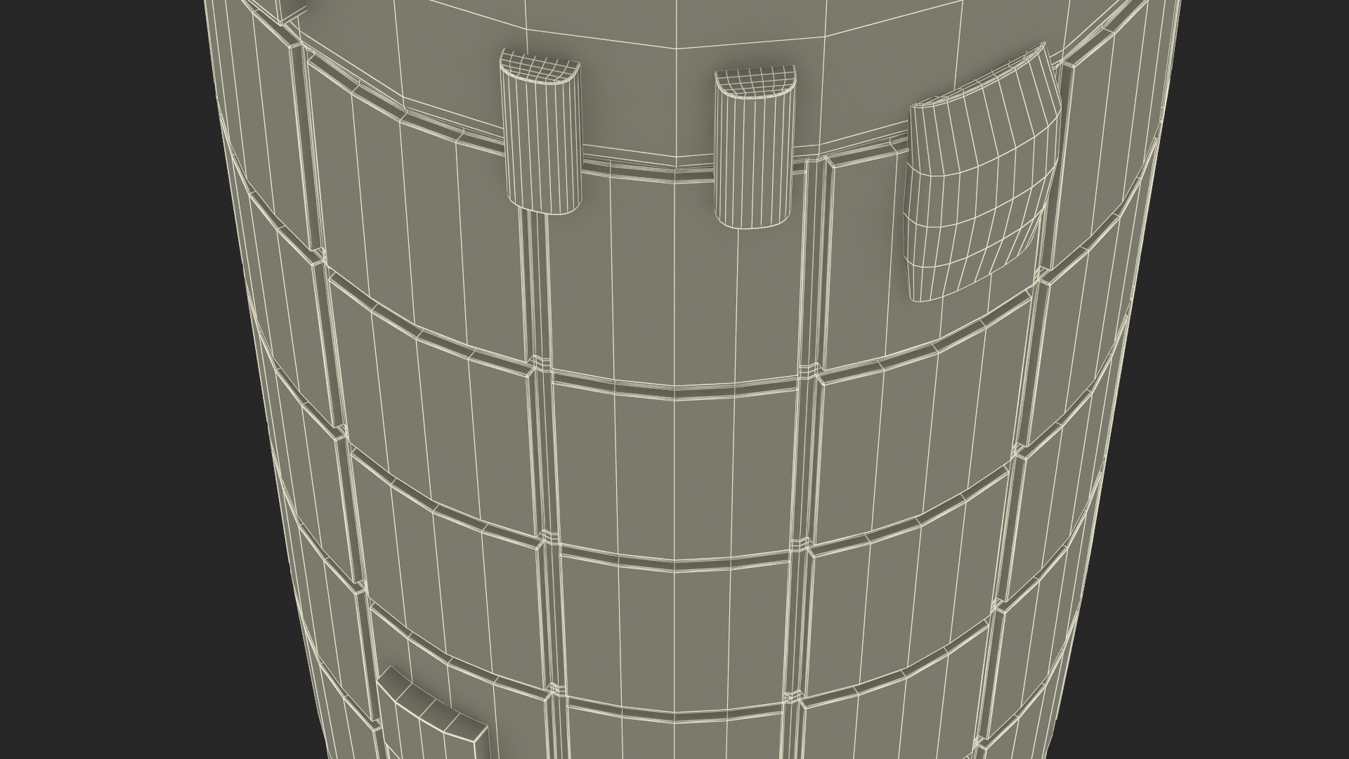 Modern Space Rocket 3D model