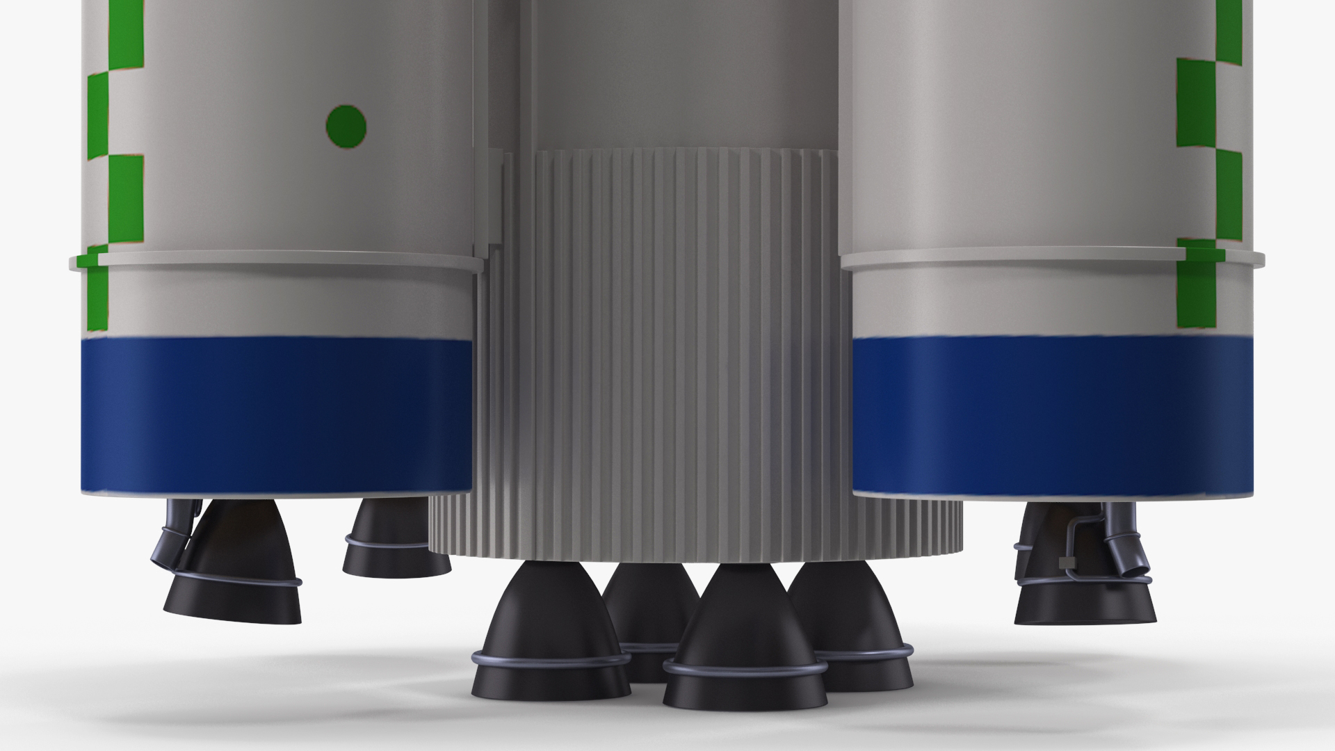 Modern Space Rocket 3D model