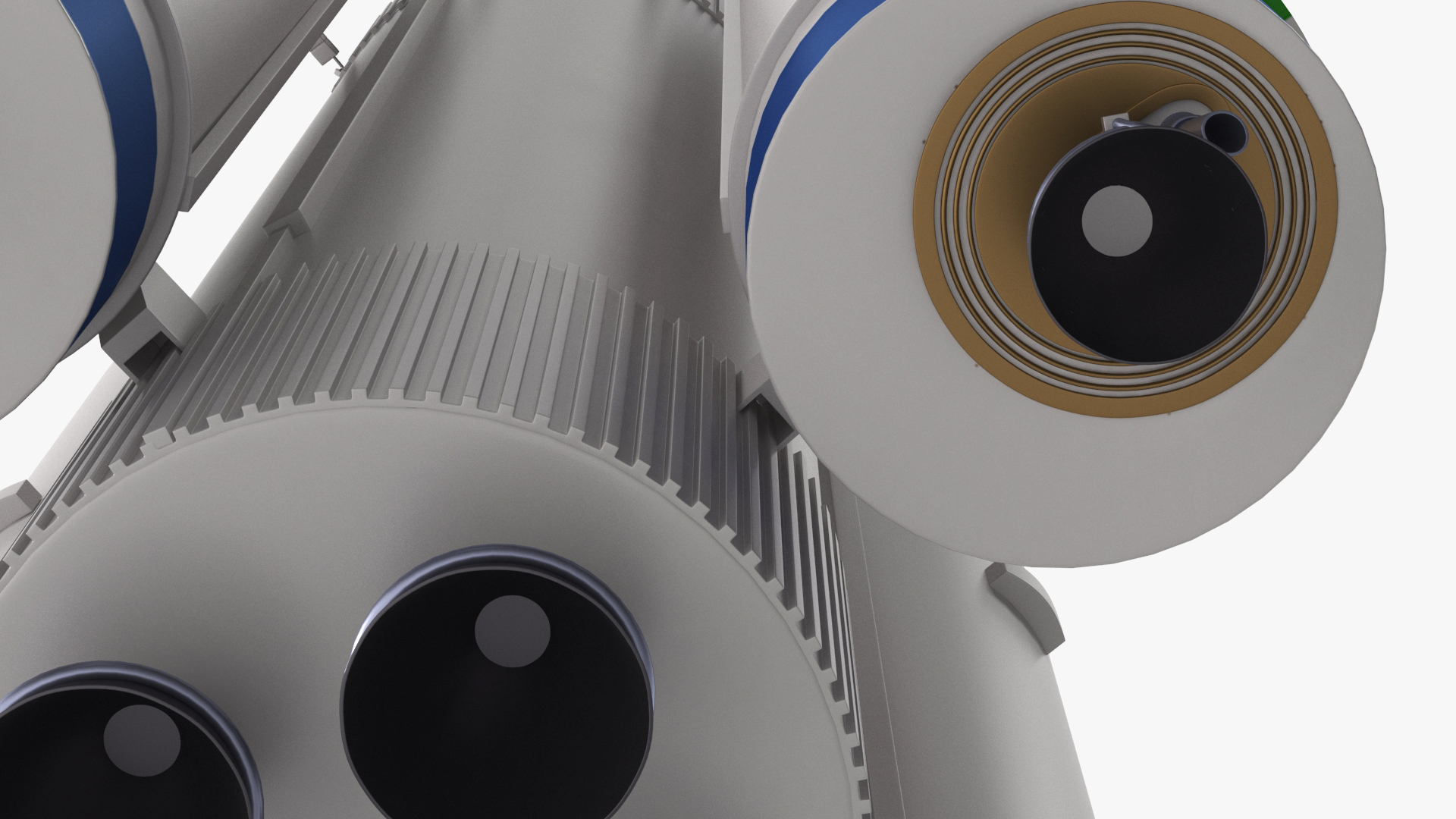 Modern Space Rocket 3D model