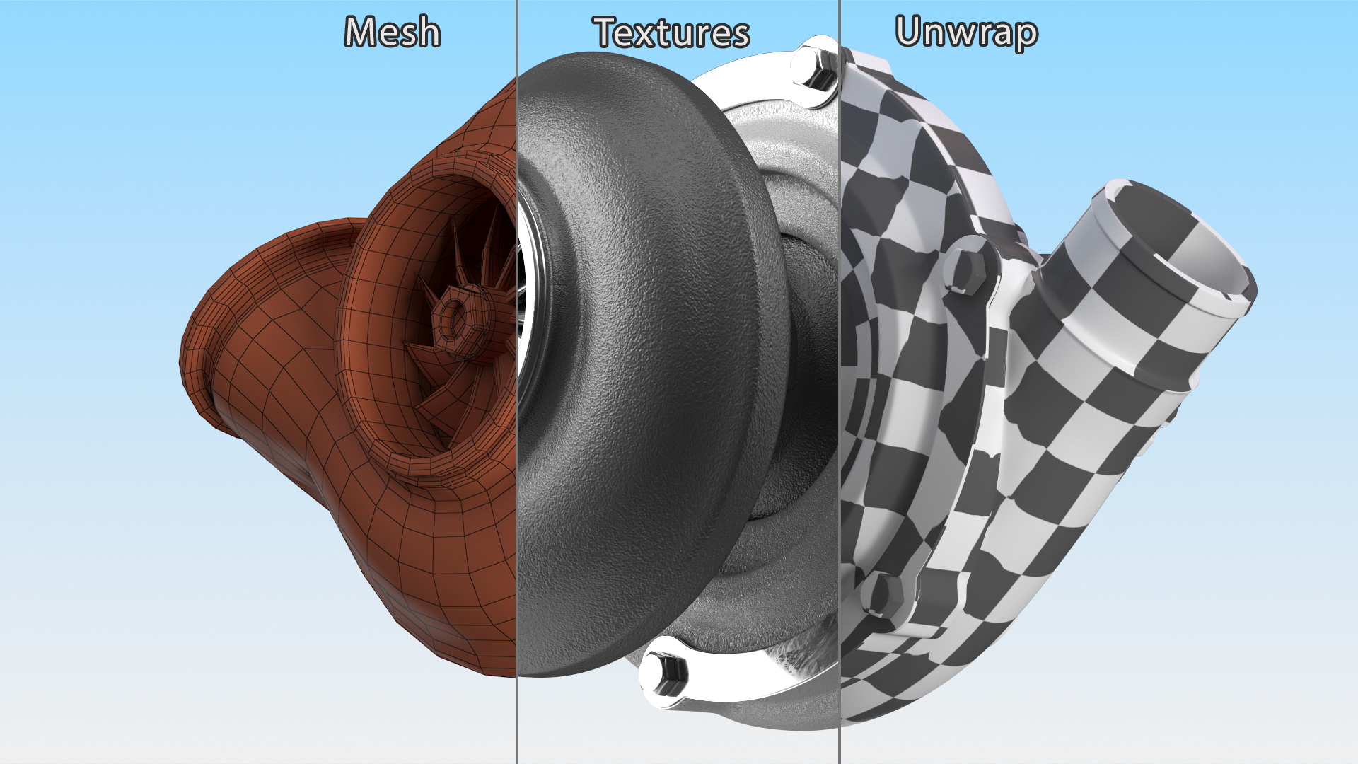 Turbocharger 3D