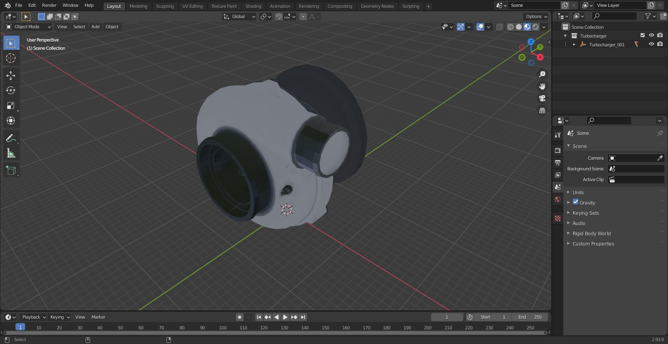 Turbocharger 3D