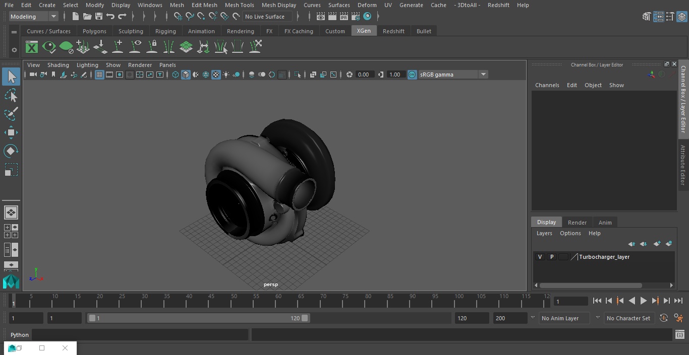 Turbocharger 3D