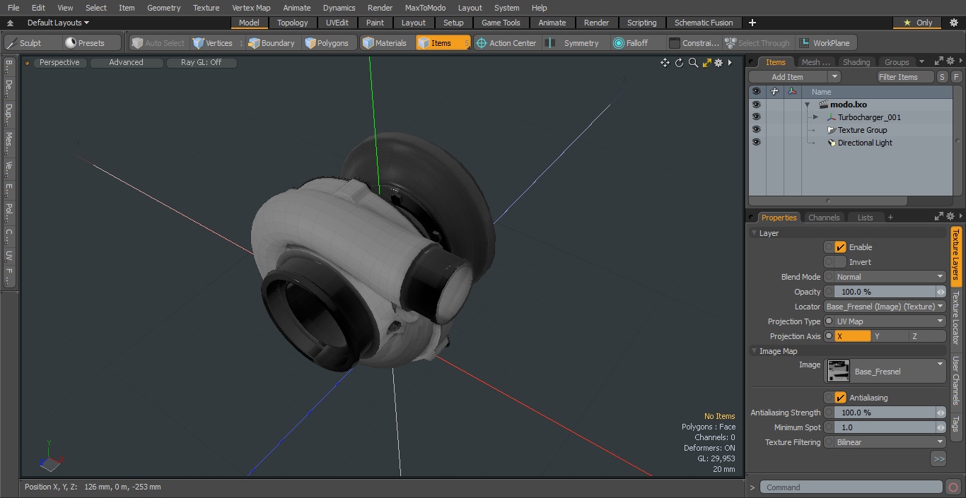 Turbocharger 3D