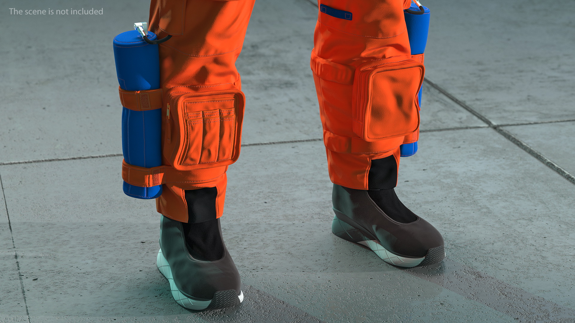 3D NASA OCSS Astronaut Spacesuit Rigged
