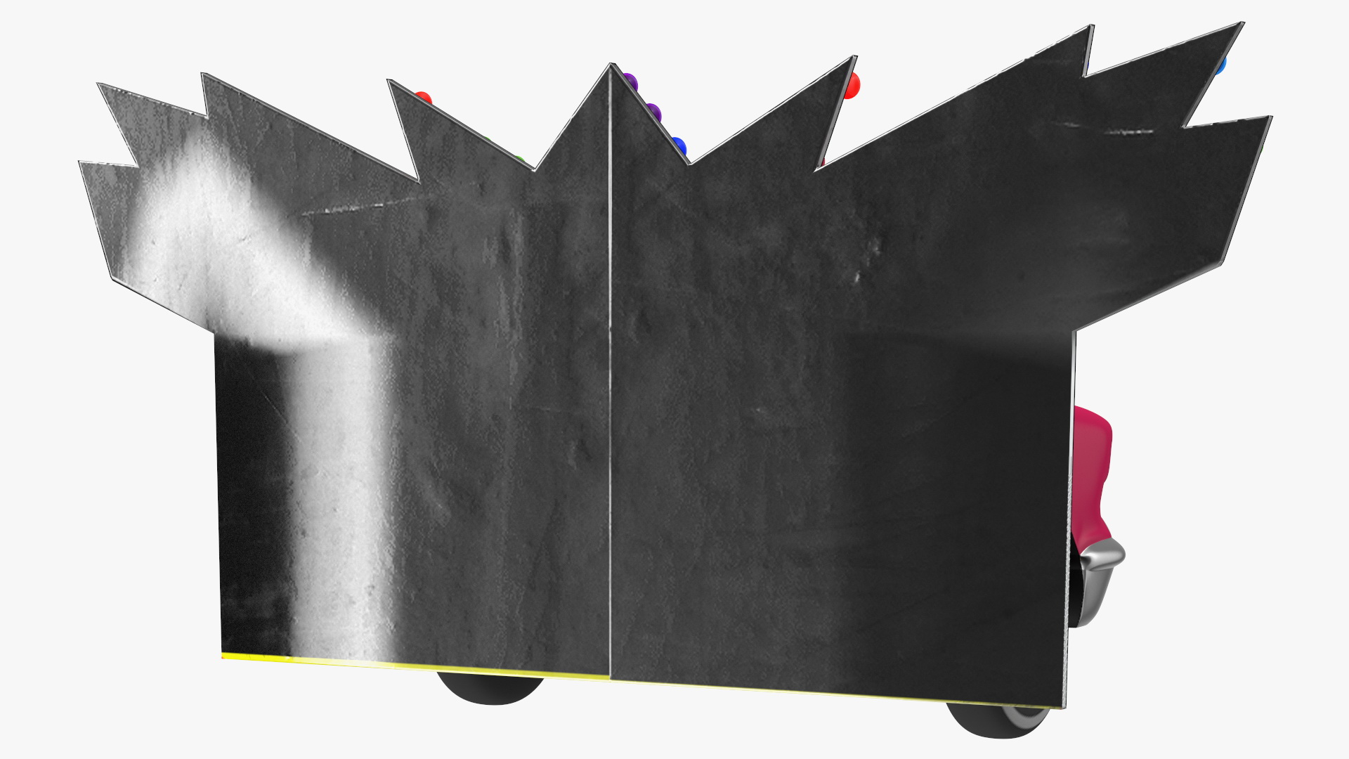 Advertising Volumetric Sign Vintage Car 3D model
