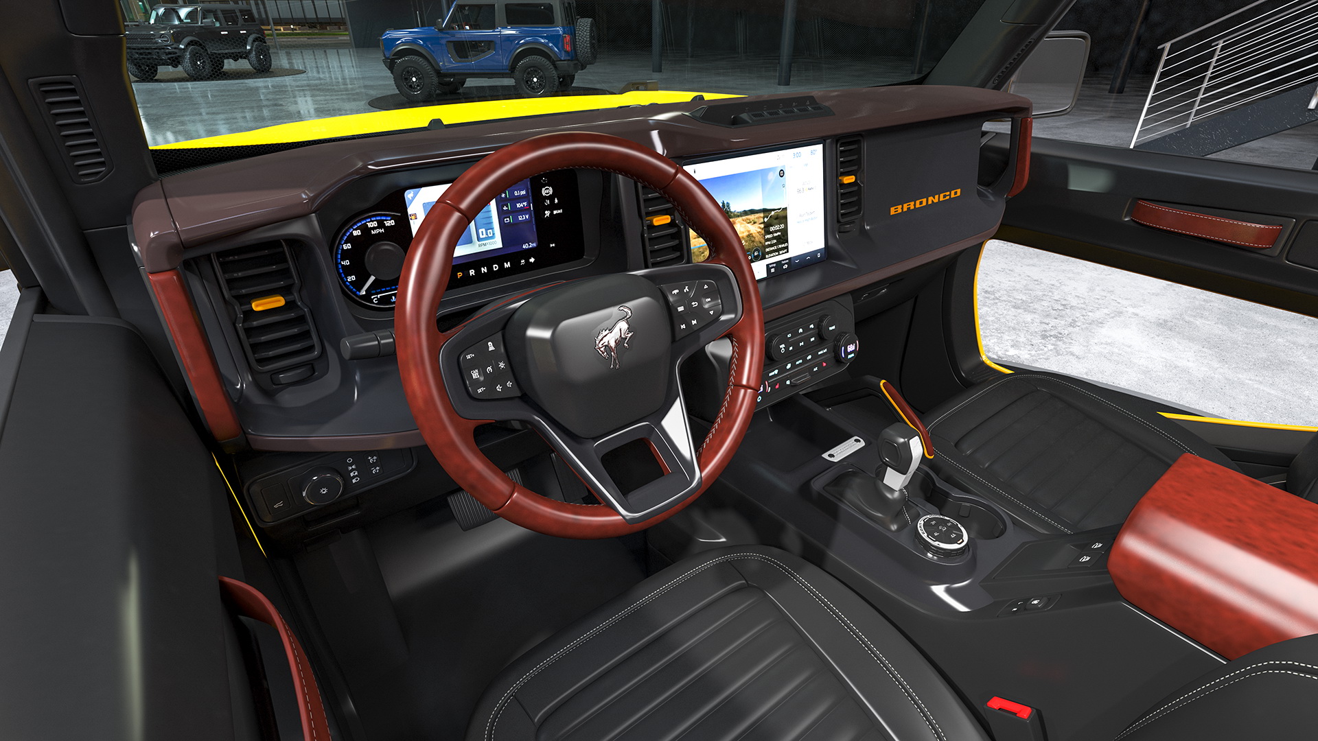Ford Bronco 2021 Two Door Rigged 3D