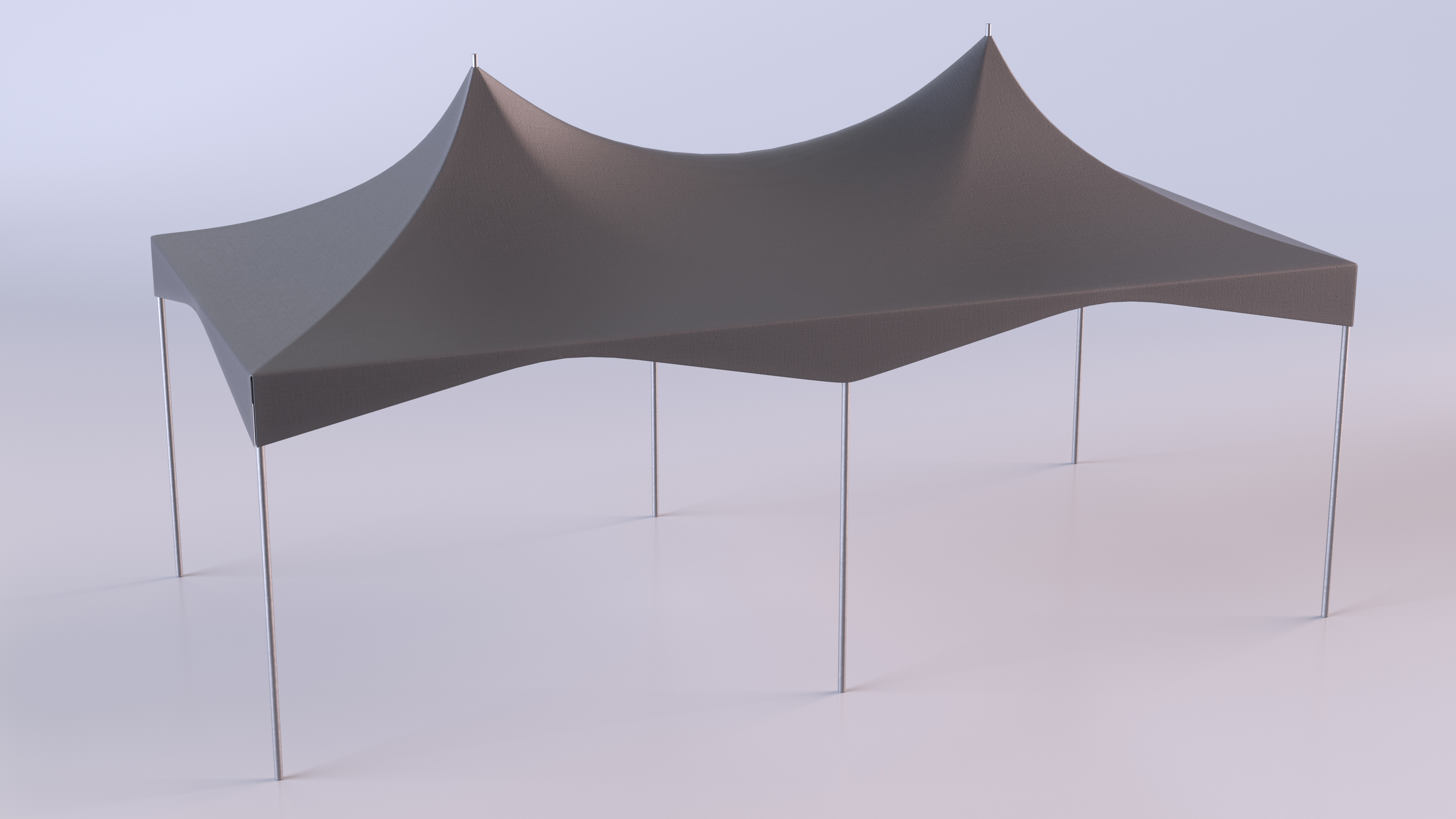 3D model Party Tent Grey