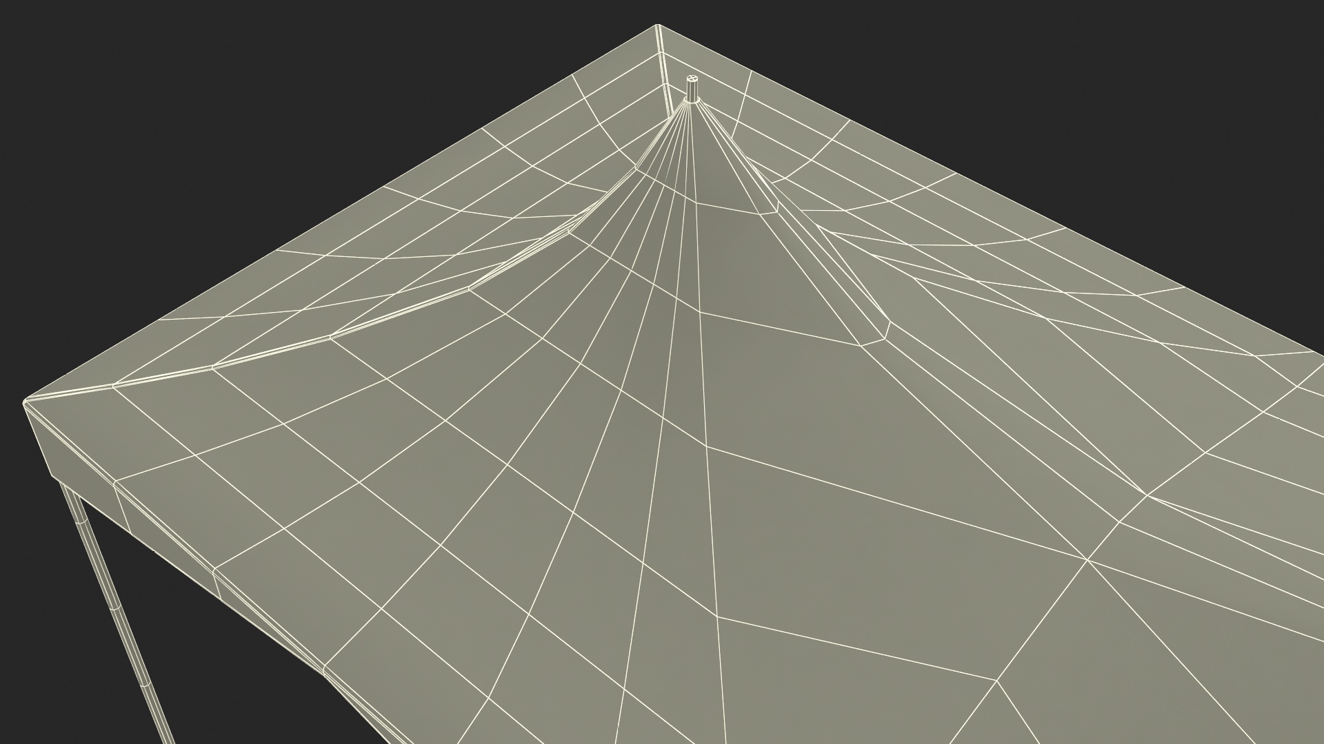 3D model Party Tent Grey