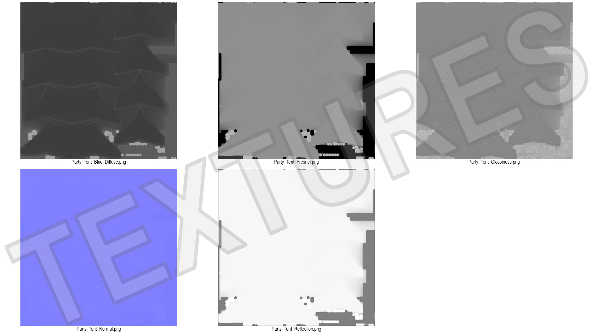 3D model Party Tent Grey