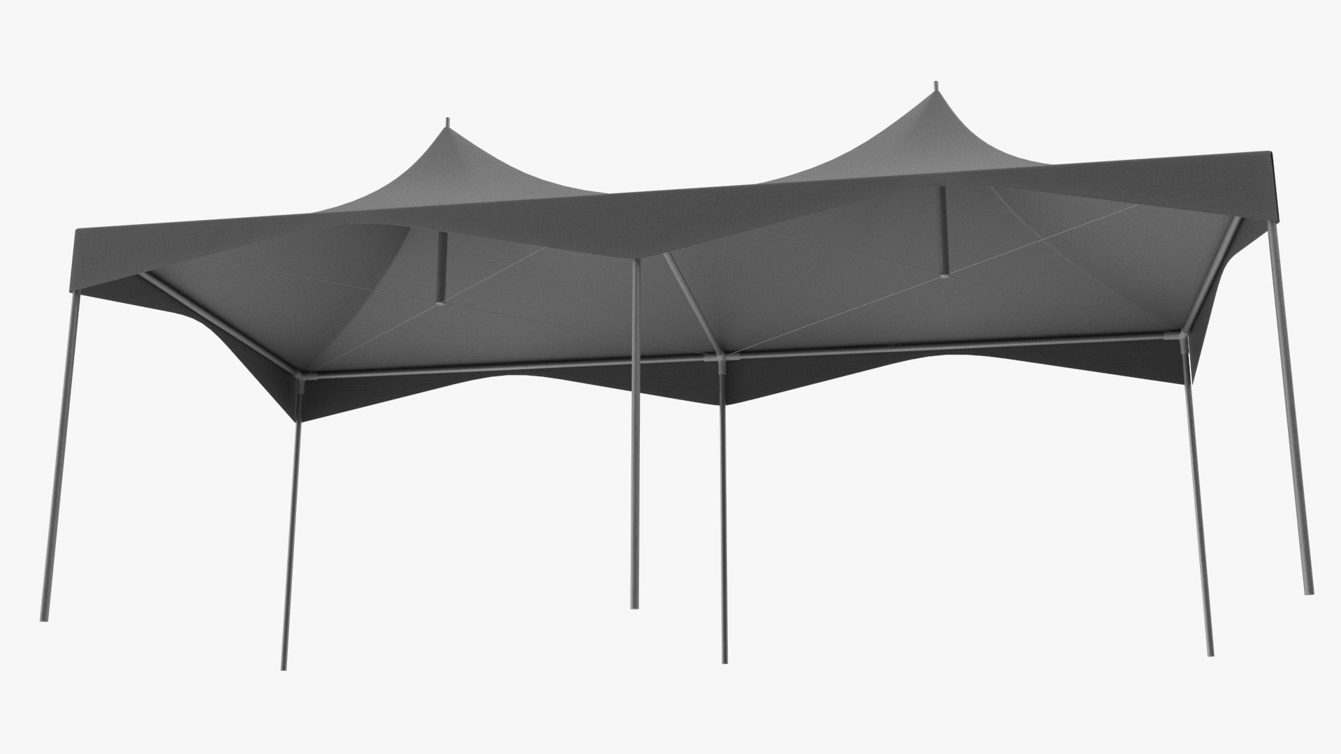 3D model Party Tent Grey