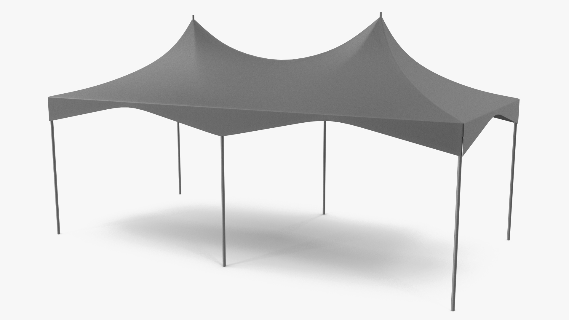 3D model Party Tent Grey