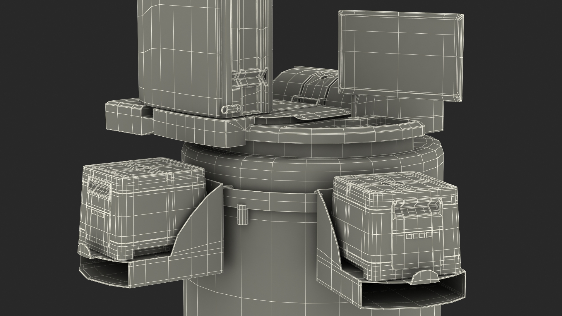 BioStore III Cryo System Automated Storage Rigged 3D model