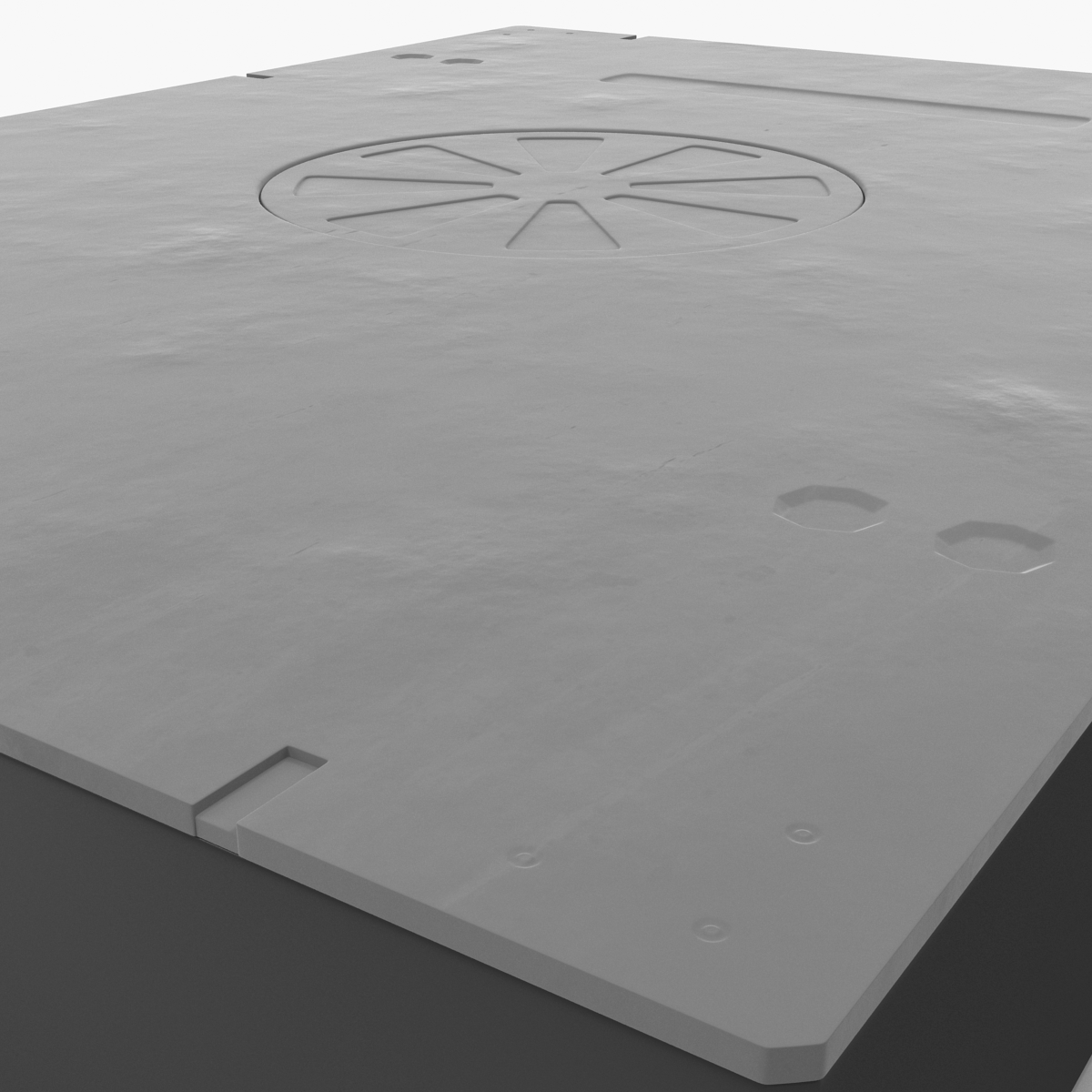 Sci Fi Painted Panel 3 3D