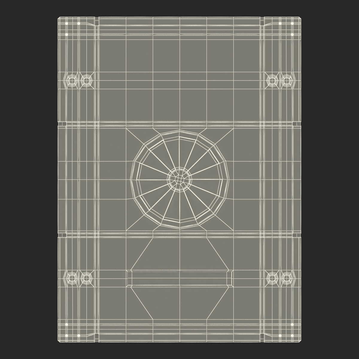 Sci Fi Painted Panel 3 3D