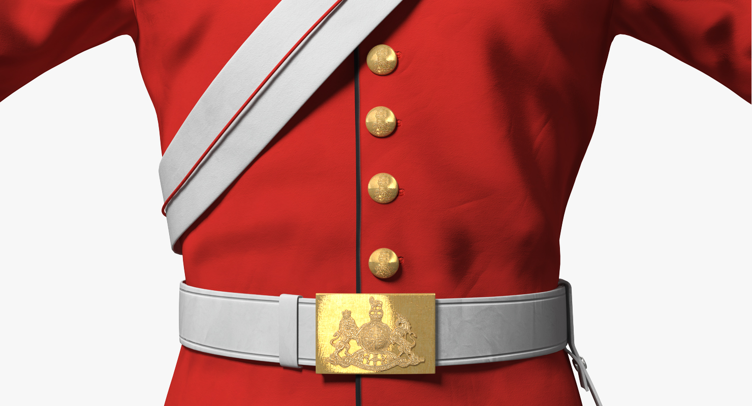 3D model British Cavalry Royal Life Guard Uniform