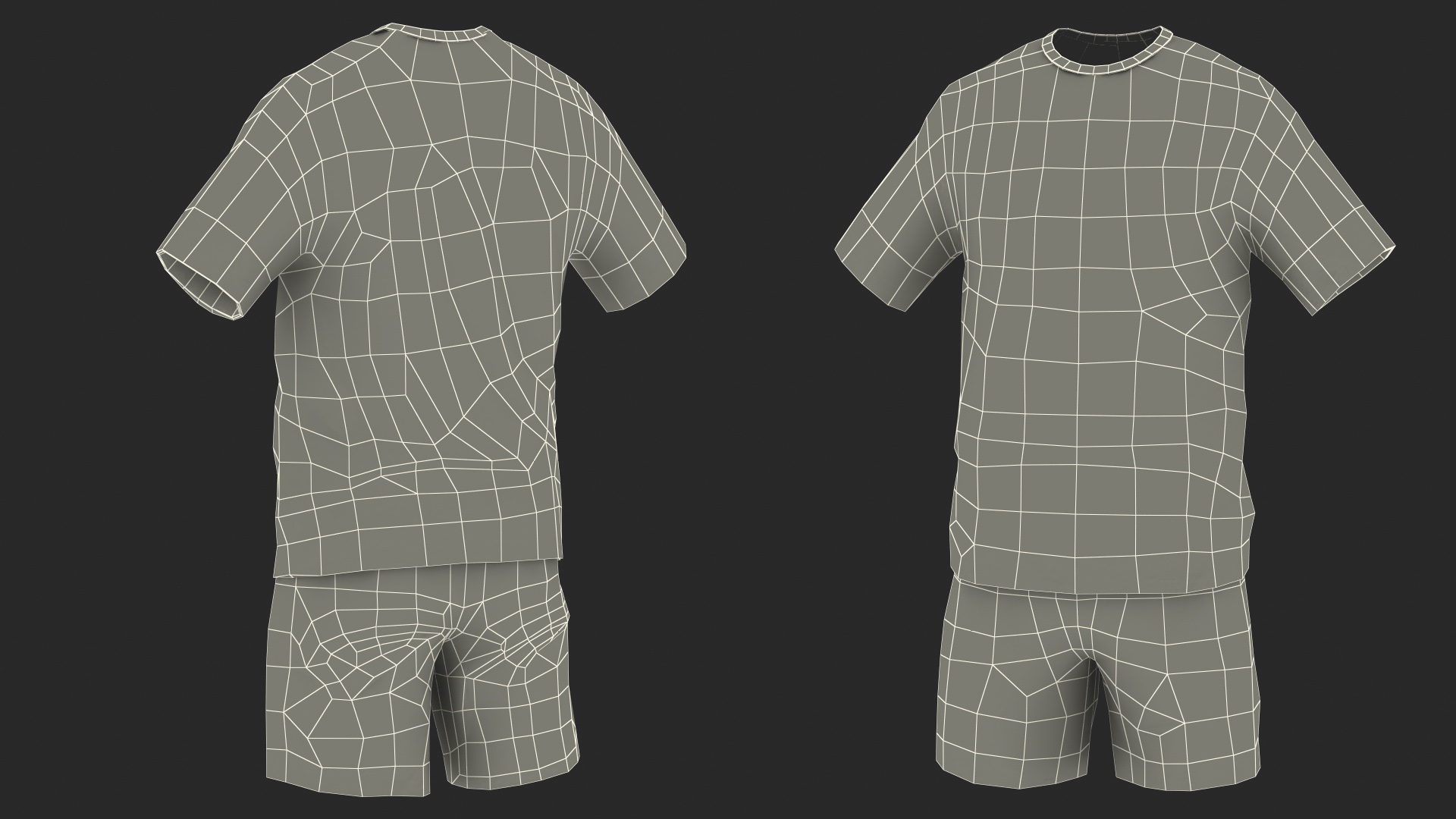 3D model Soccer Uniform Black Your Team