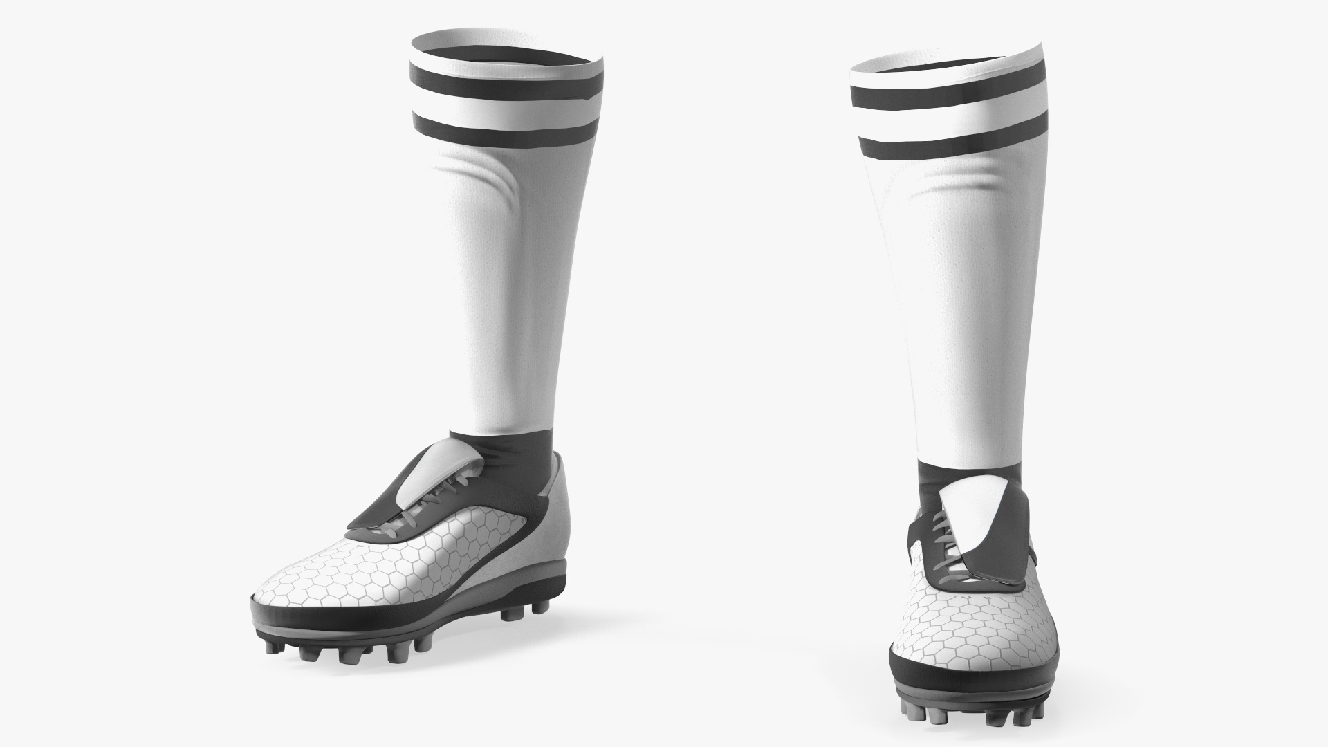 3D model Soccer Uniform Black Your Team