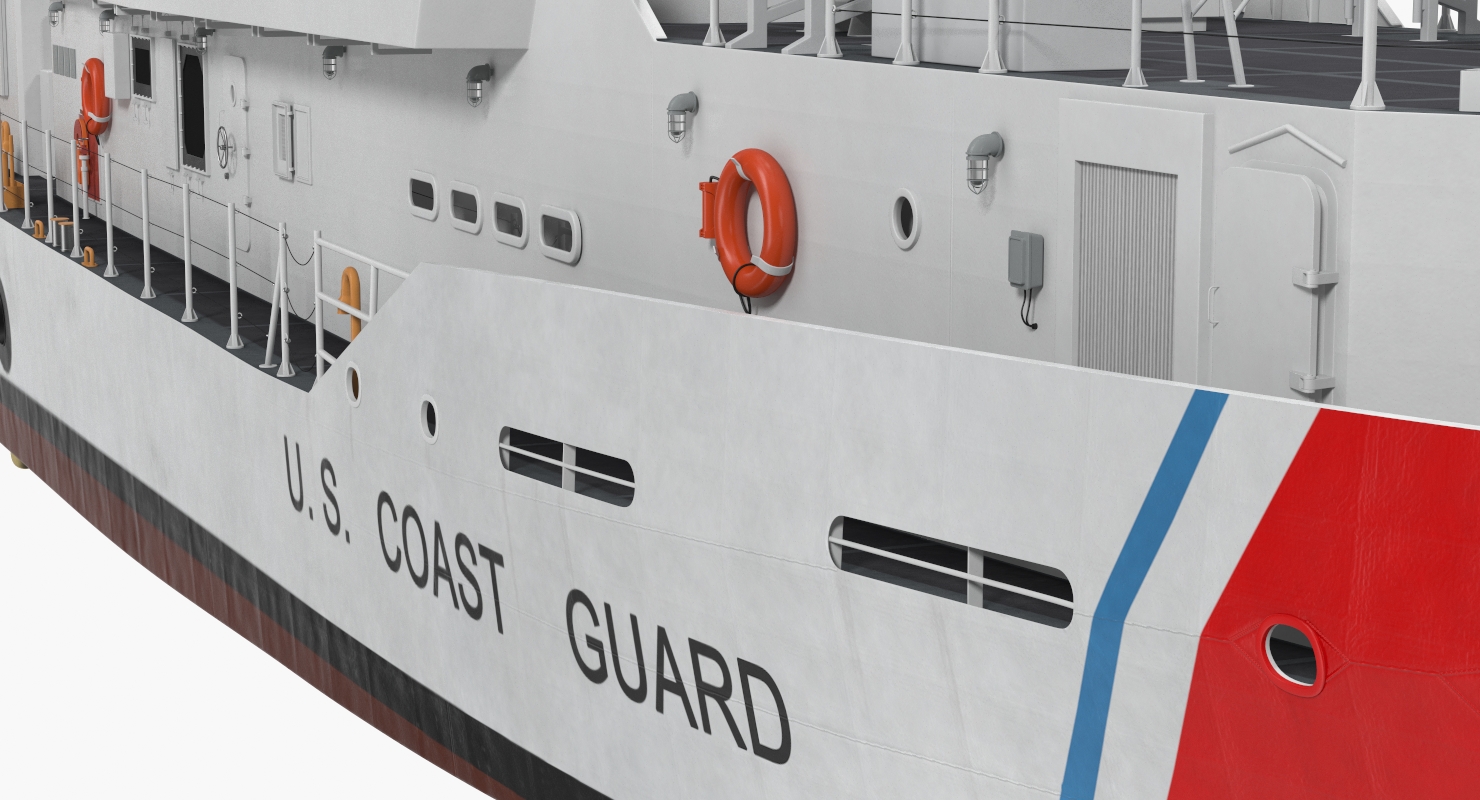 3D model Coast Guard Cutter Jacob Poroo Sentinel Class Ship