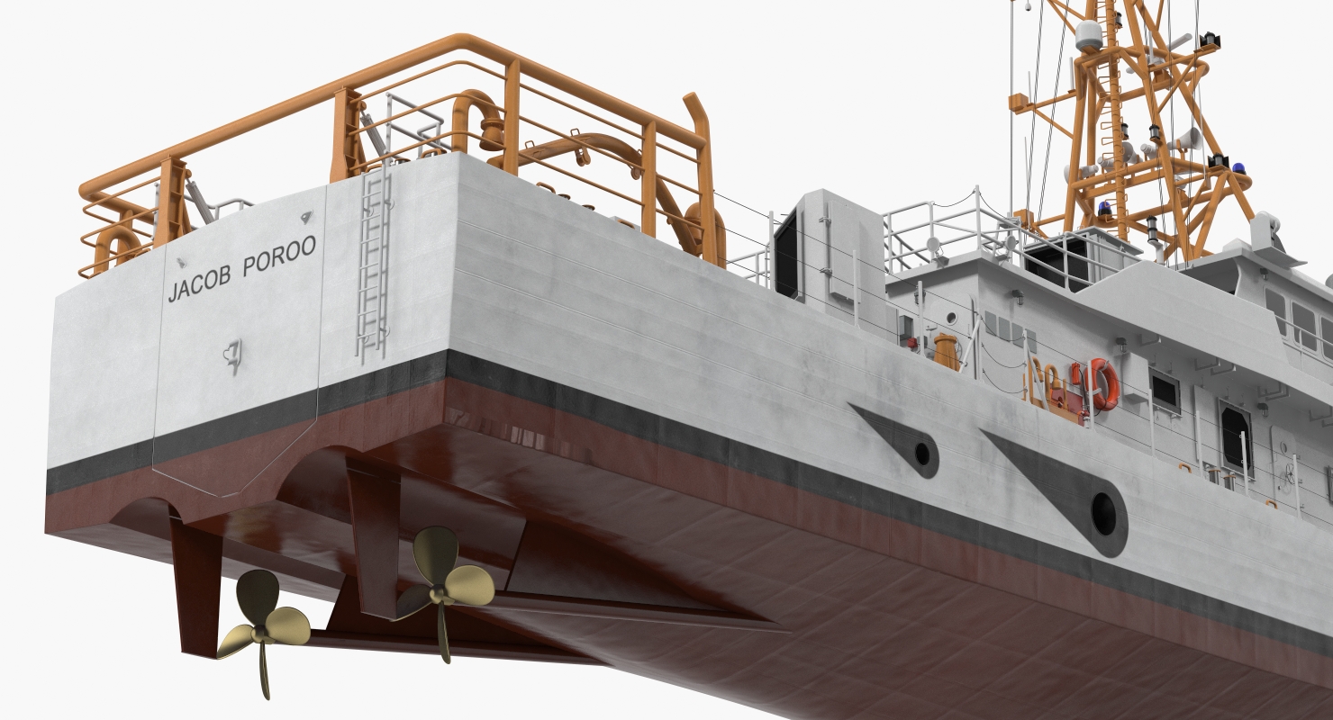 3D model Coast Guard Cutter Jacob Poroo Sentinel Class Ship