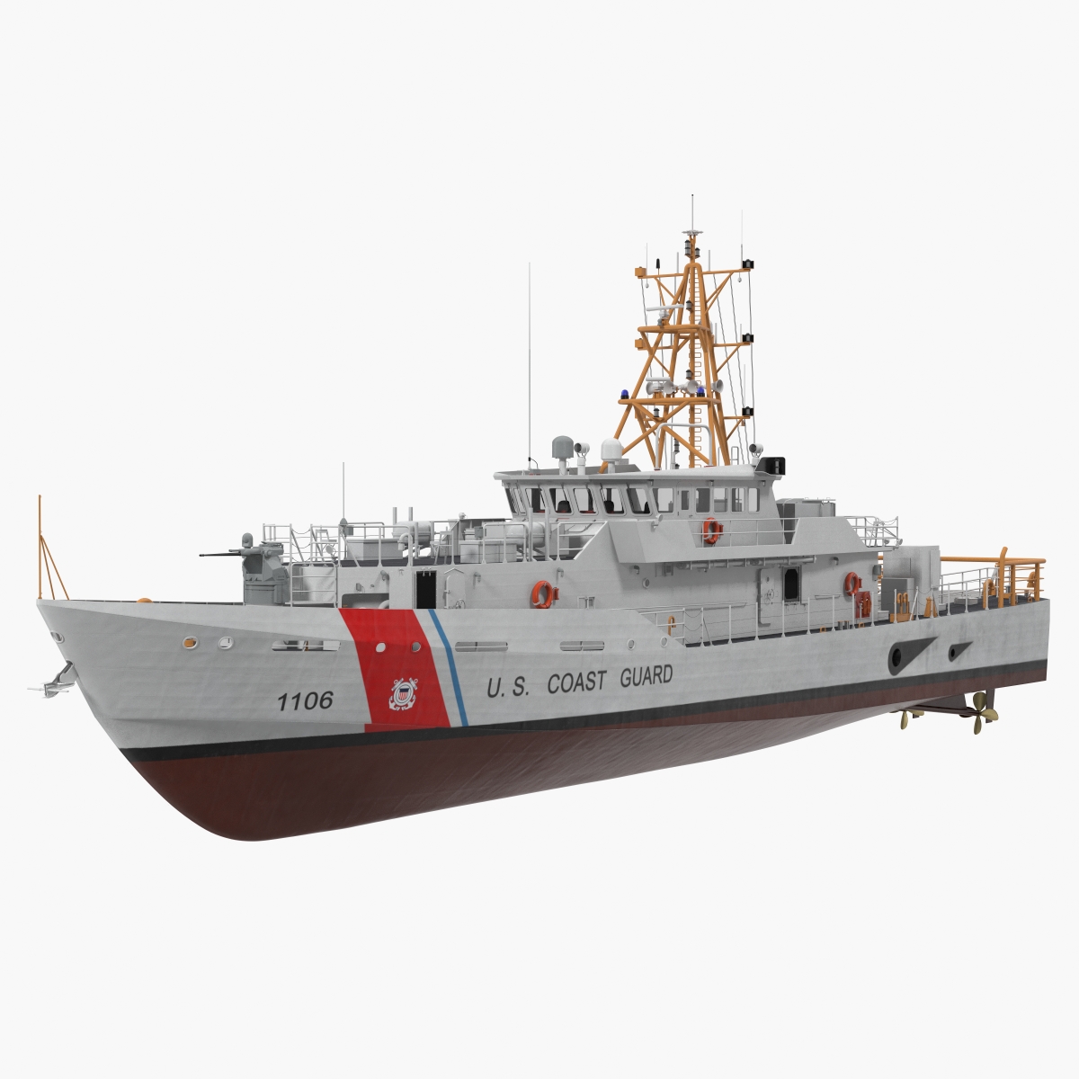 Coast Guard Cutter Jacob Poroo Sentinel Class Ship, view 4