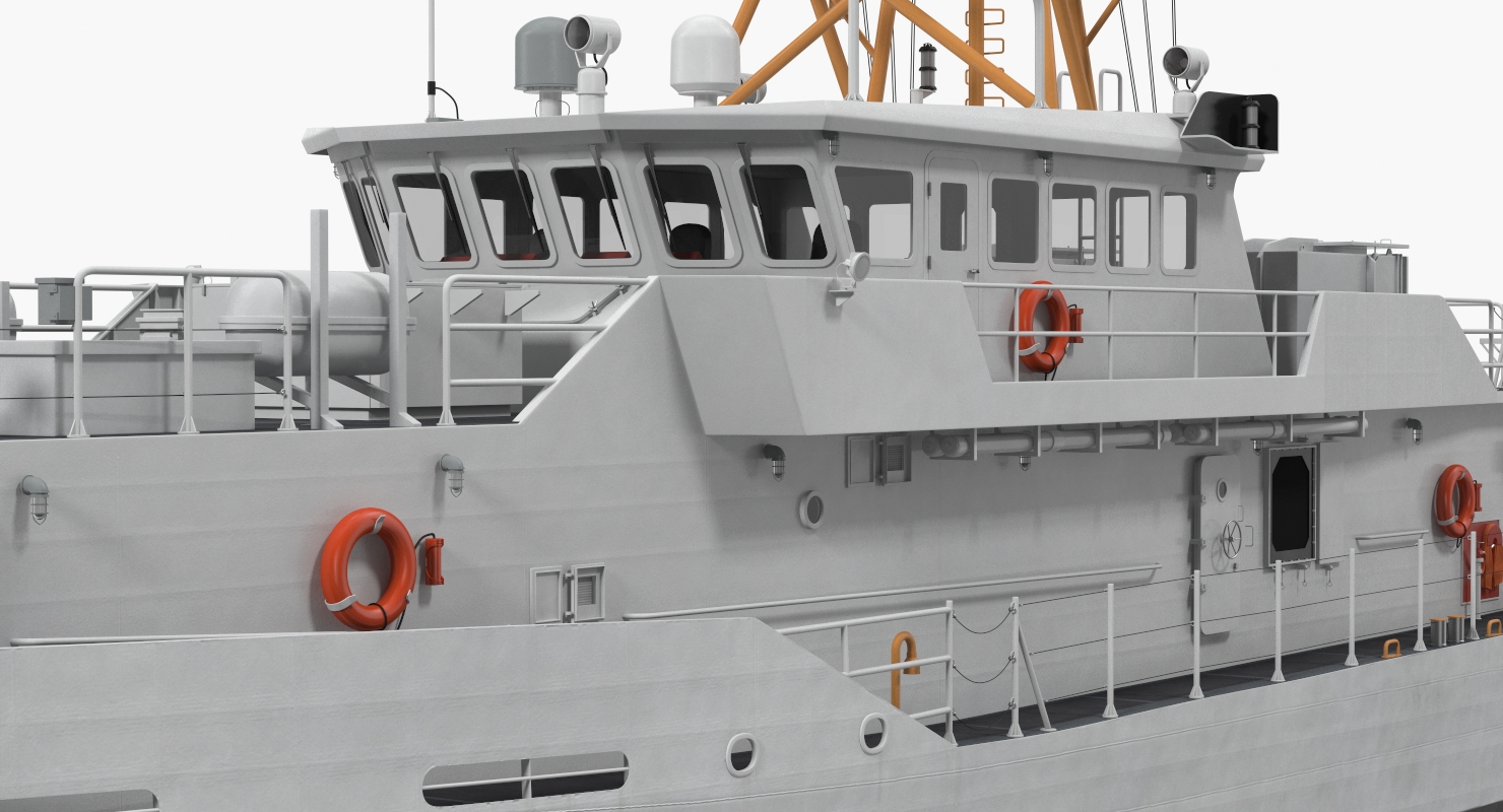 3D model Coast Guard Cutter Jacob Poroo Sentinel Class Ship