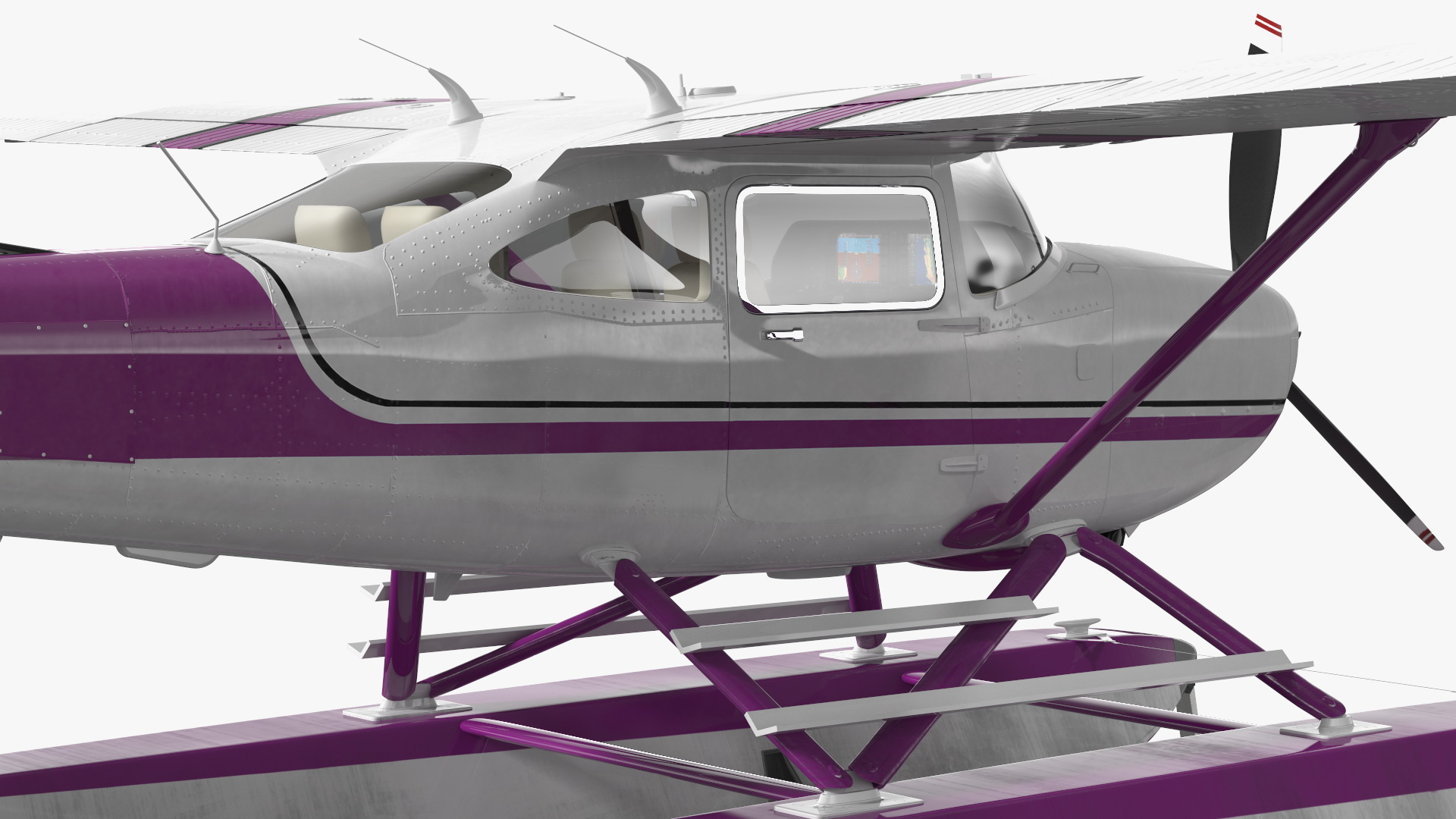Light Utility Floatplane 3D model