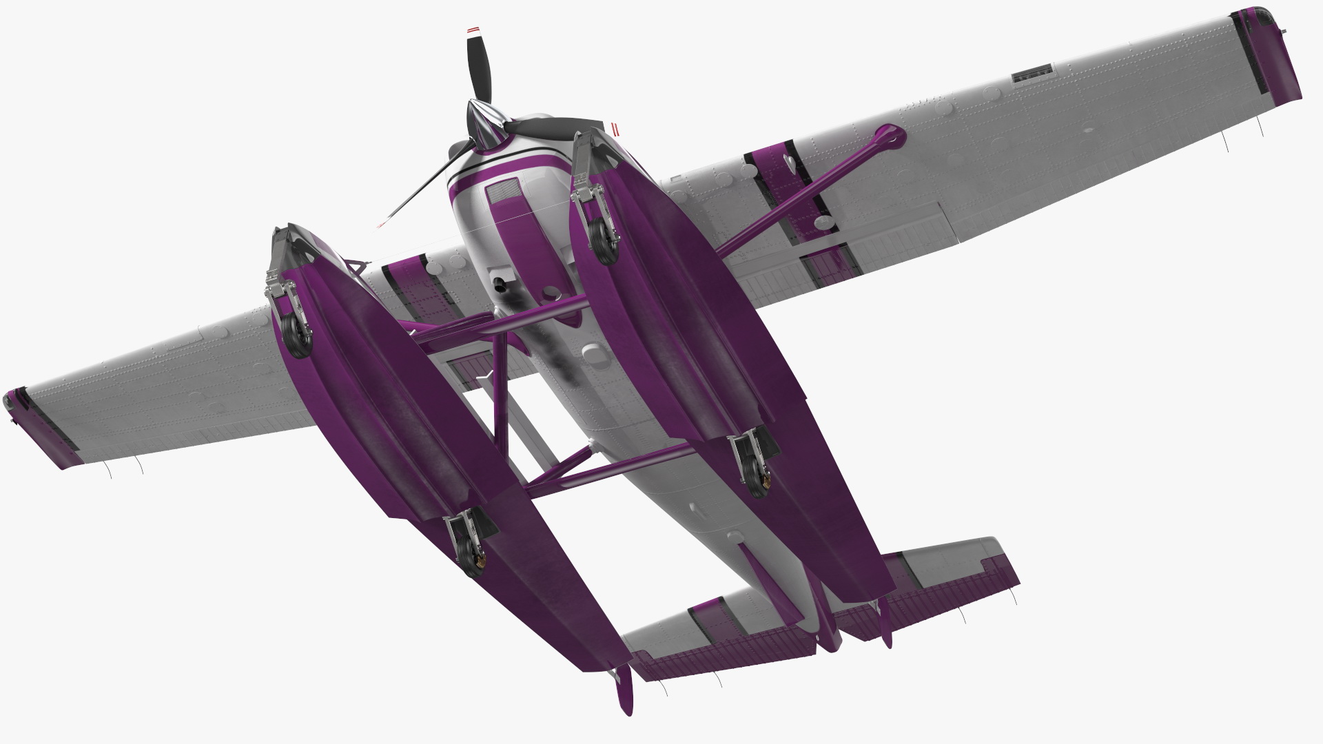 Light Utility Floatplane 3D model