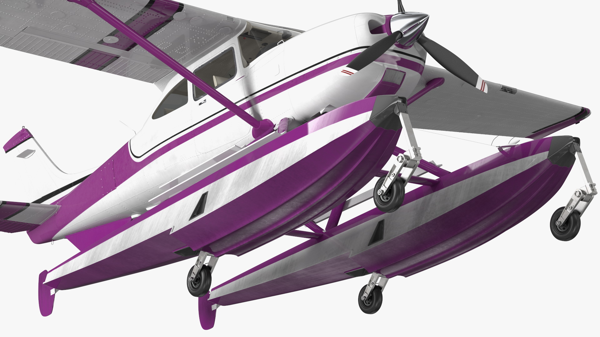 Light Utility Floatplane 3D model