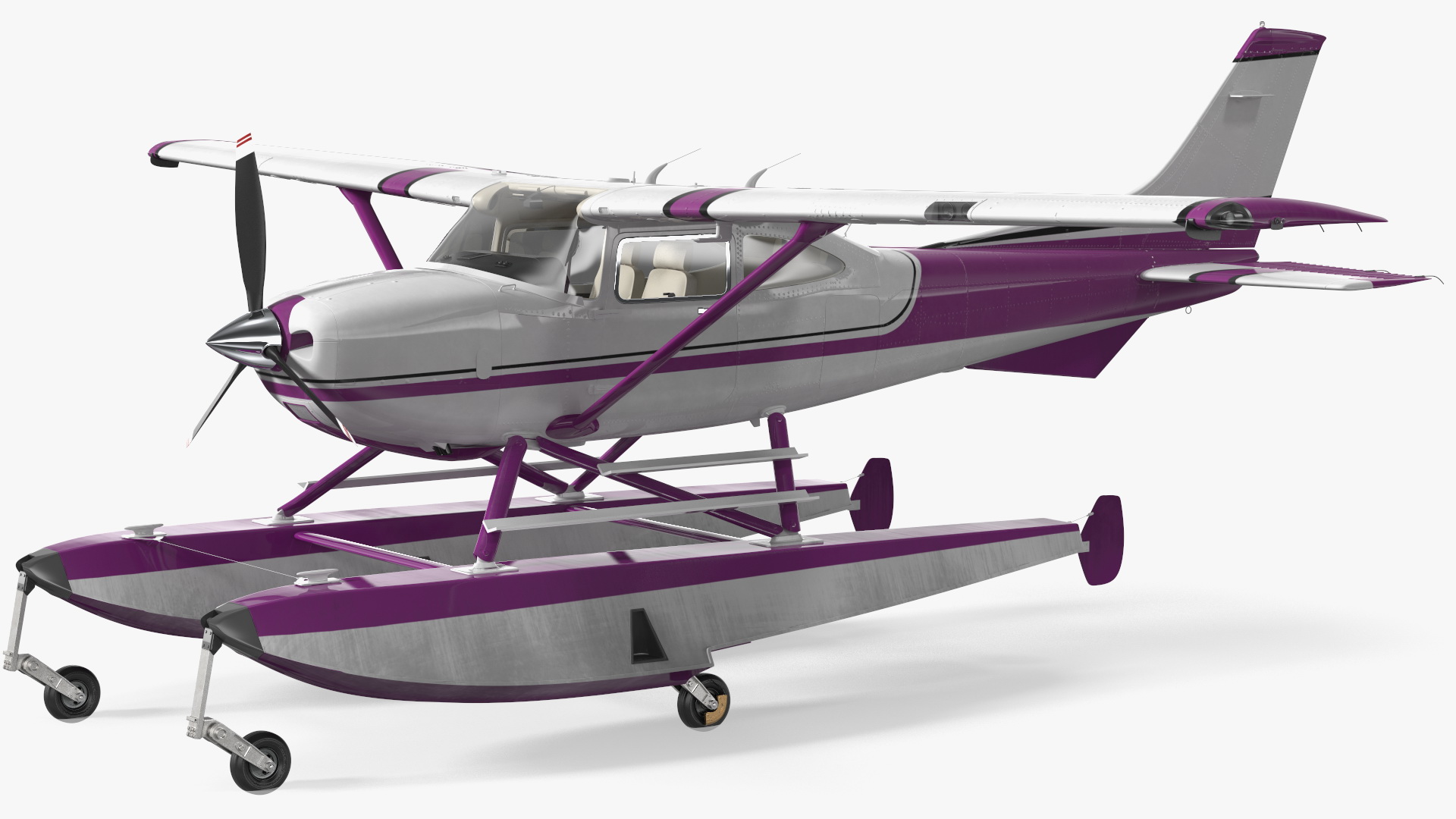 Light Utility Floatplane 3D model