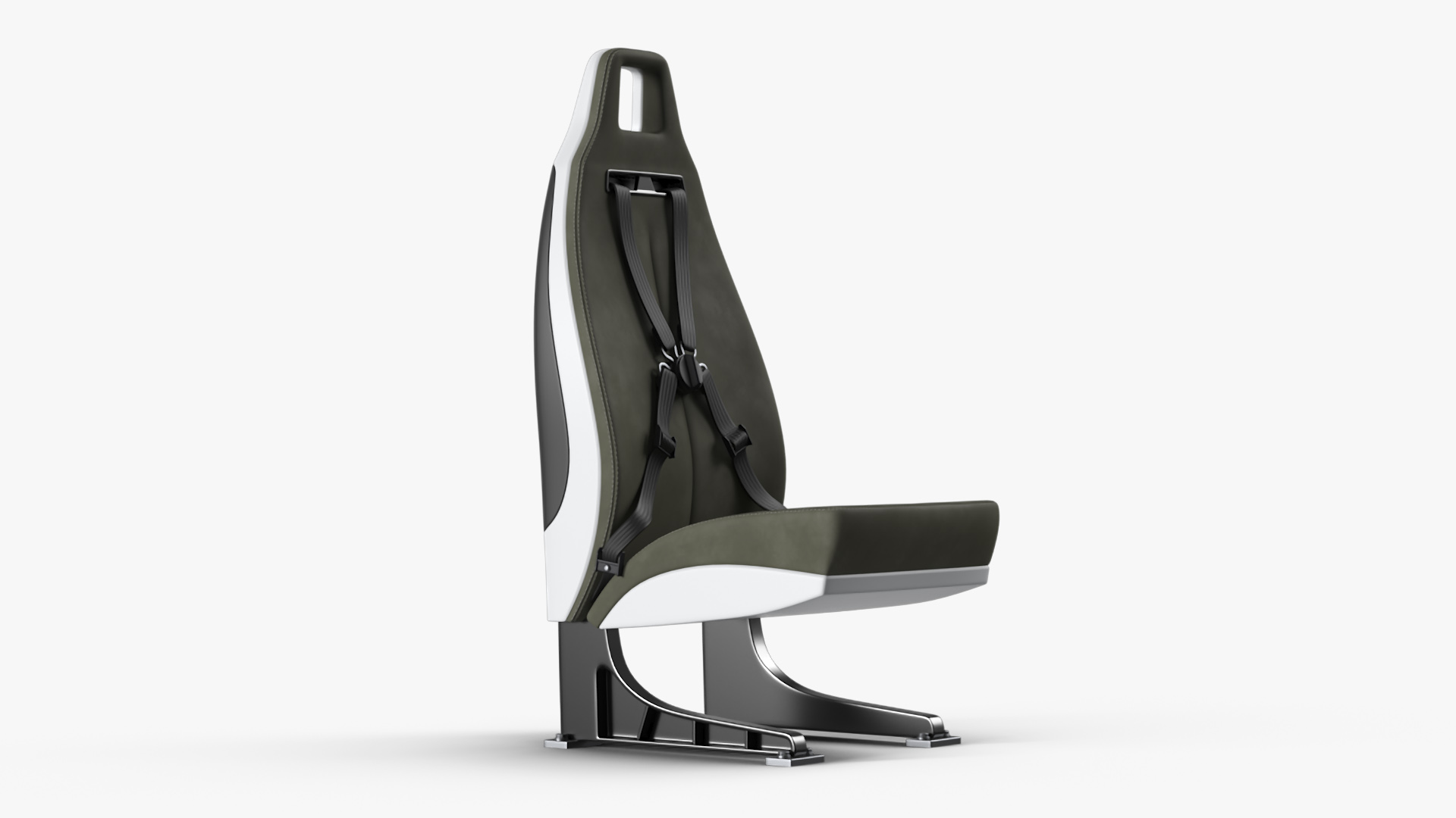 Medium Utility Helicopter Passenger Interior 3D model