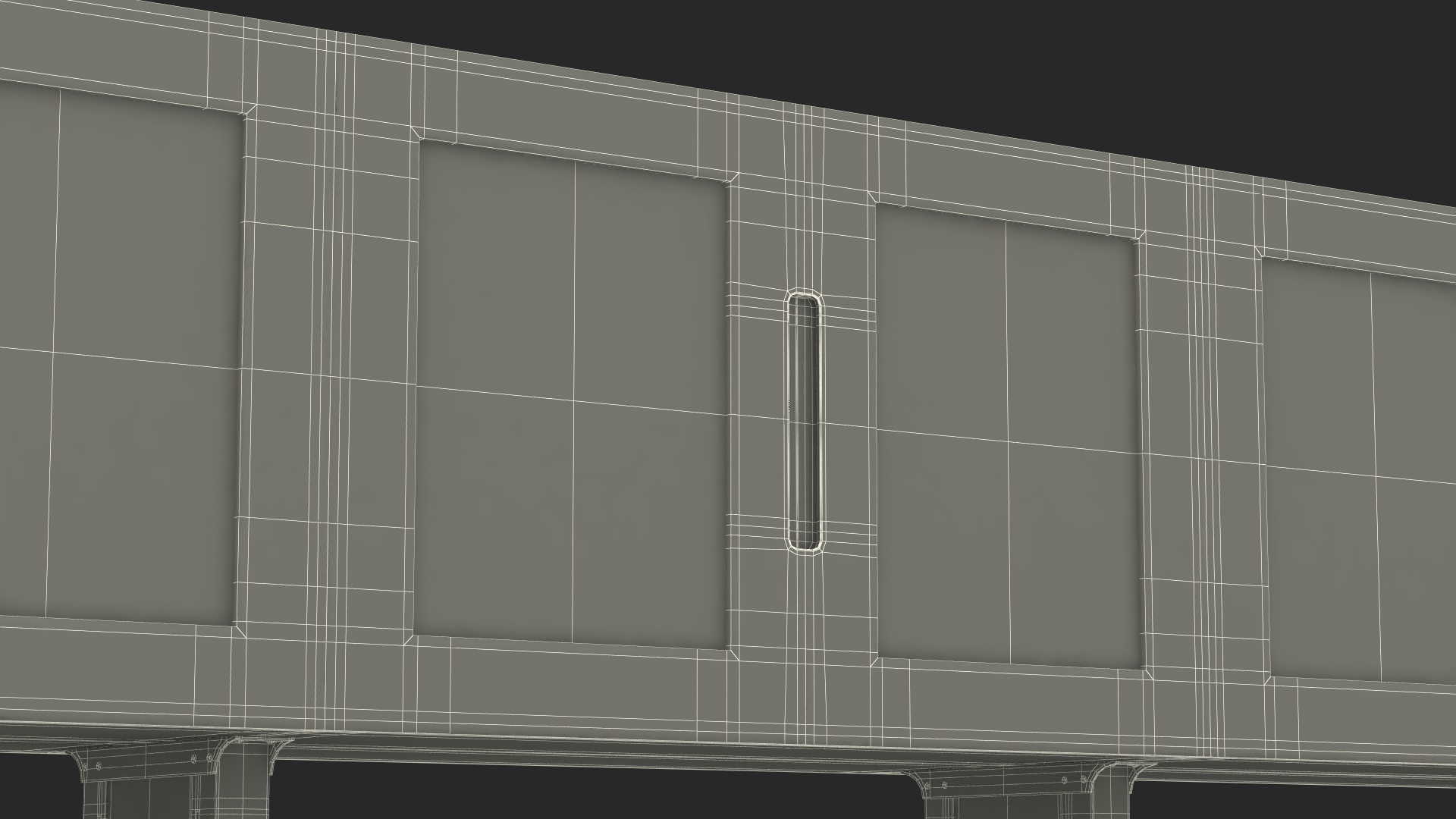 3D Lab Wall Bench Island