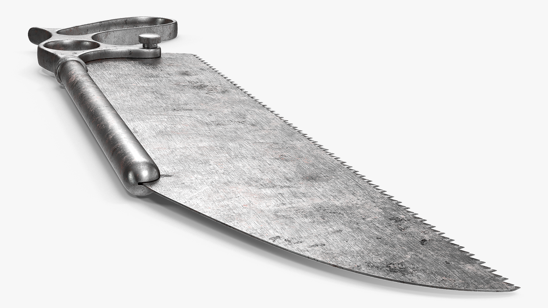 3D Bone Saw Surgical Tool Amputation Blade Old model