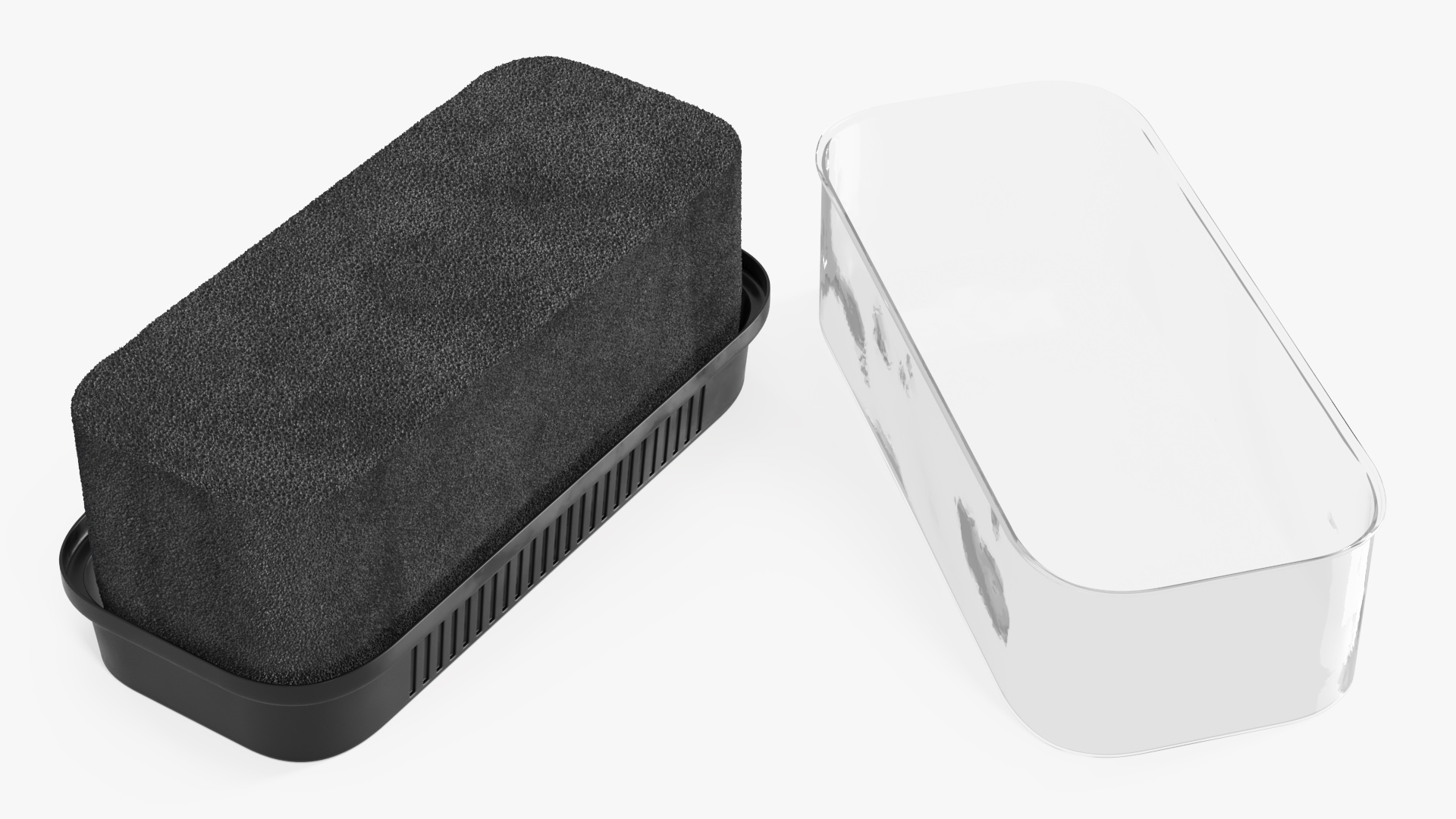 3D Shoe Cleaning Sponge Black