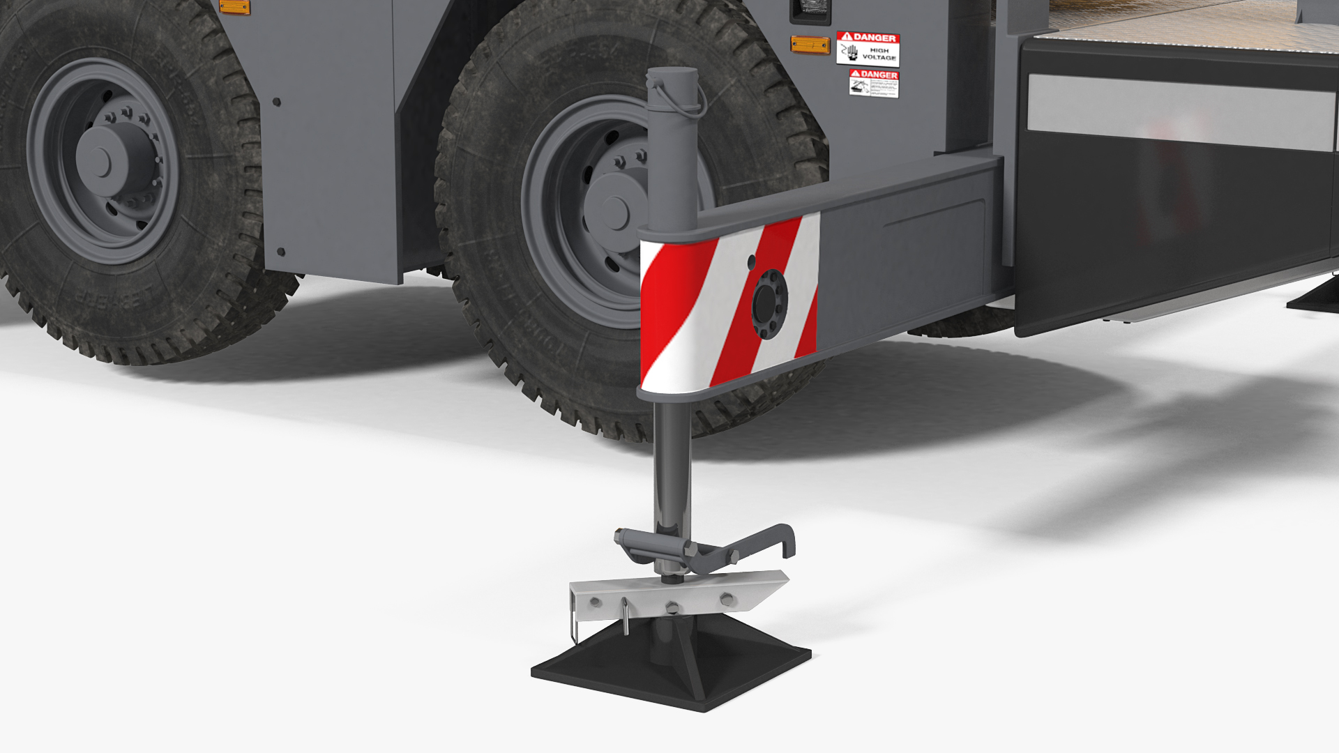 3D Compact Mobile Crane Liebherr LTC 1050 31 Rigged model