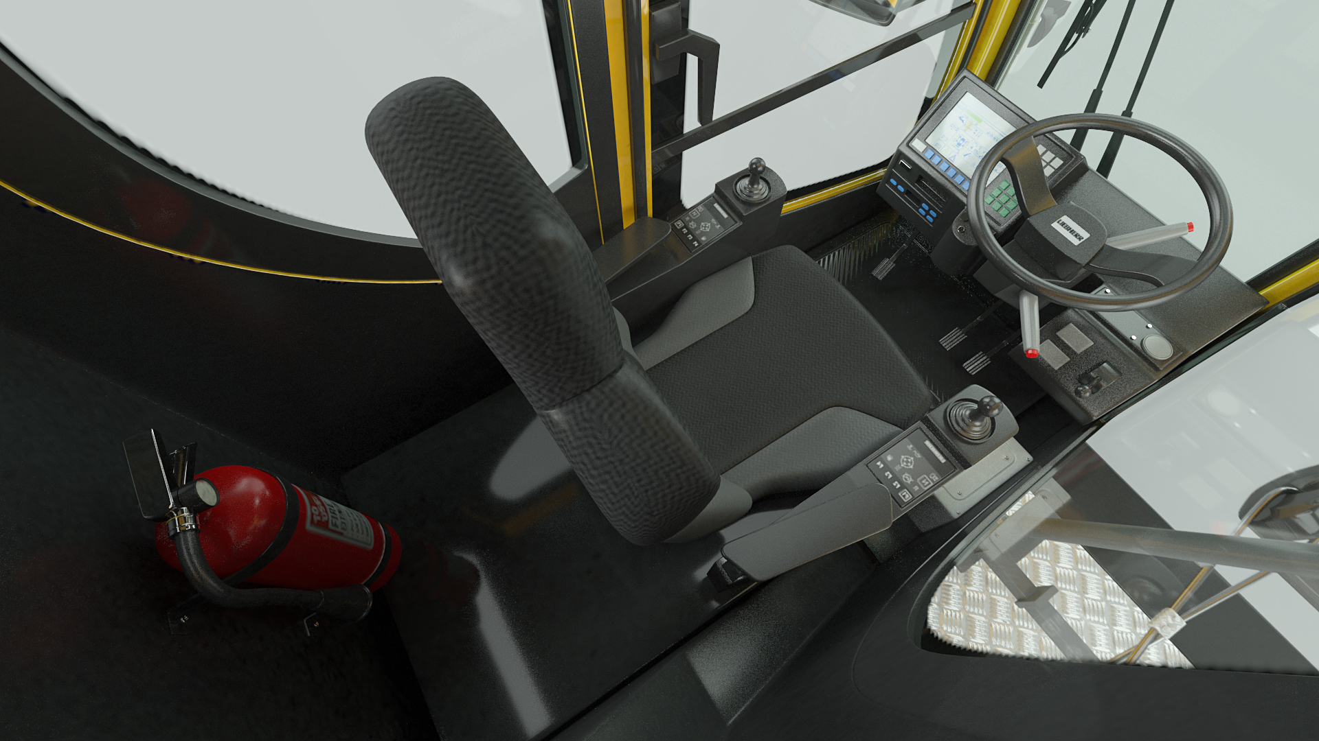 3D Compact Mobile Crane Liebherr LTC 1050 31 Rigged model