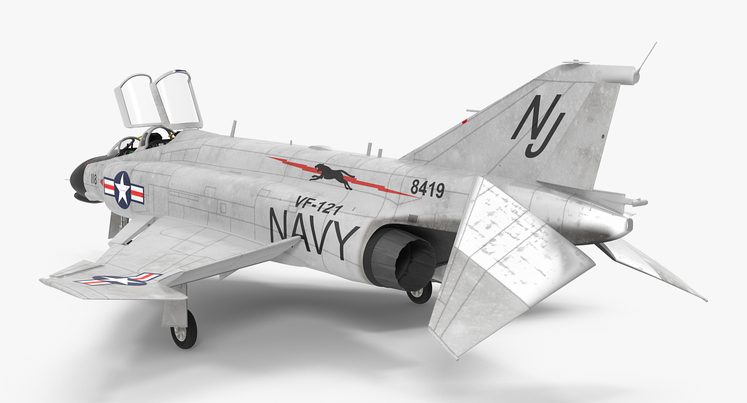 F 4 Phantom II US Navy 2 3D model
