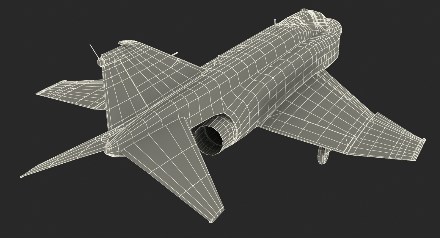 F 4 Phantom II US Navy 2 3D model